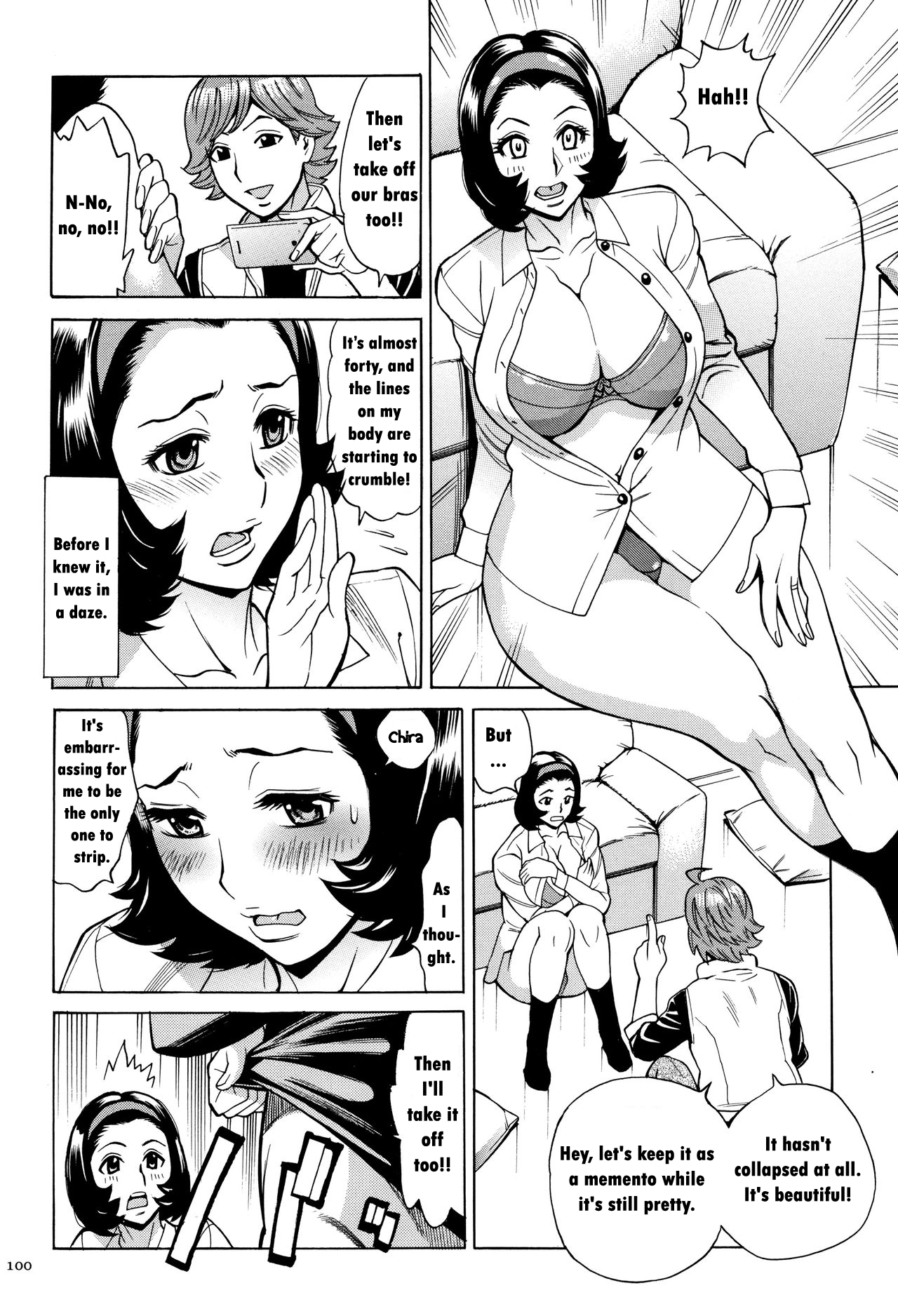 [Makimura Akari]Oba-san dakedo, Daite Hoshii.[English] Page 98