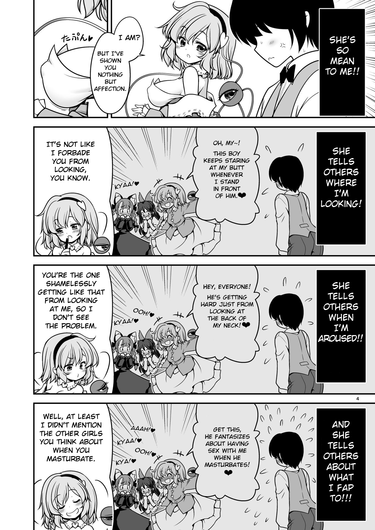 [Yosutebito na Mangakaki (Tomoki Tomonori)]Oshioki Dakara Nani shite mo Ii no yo | It's Supposed to Be a Punishment, So You Can Do Whatever You Want!(Touhou Project) [English] [Digital] Page 4