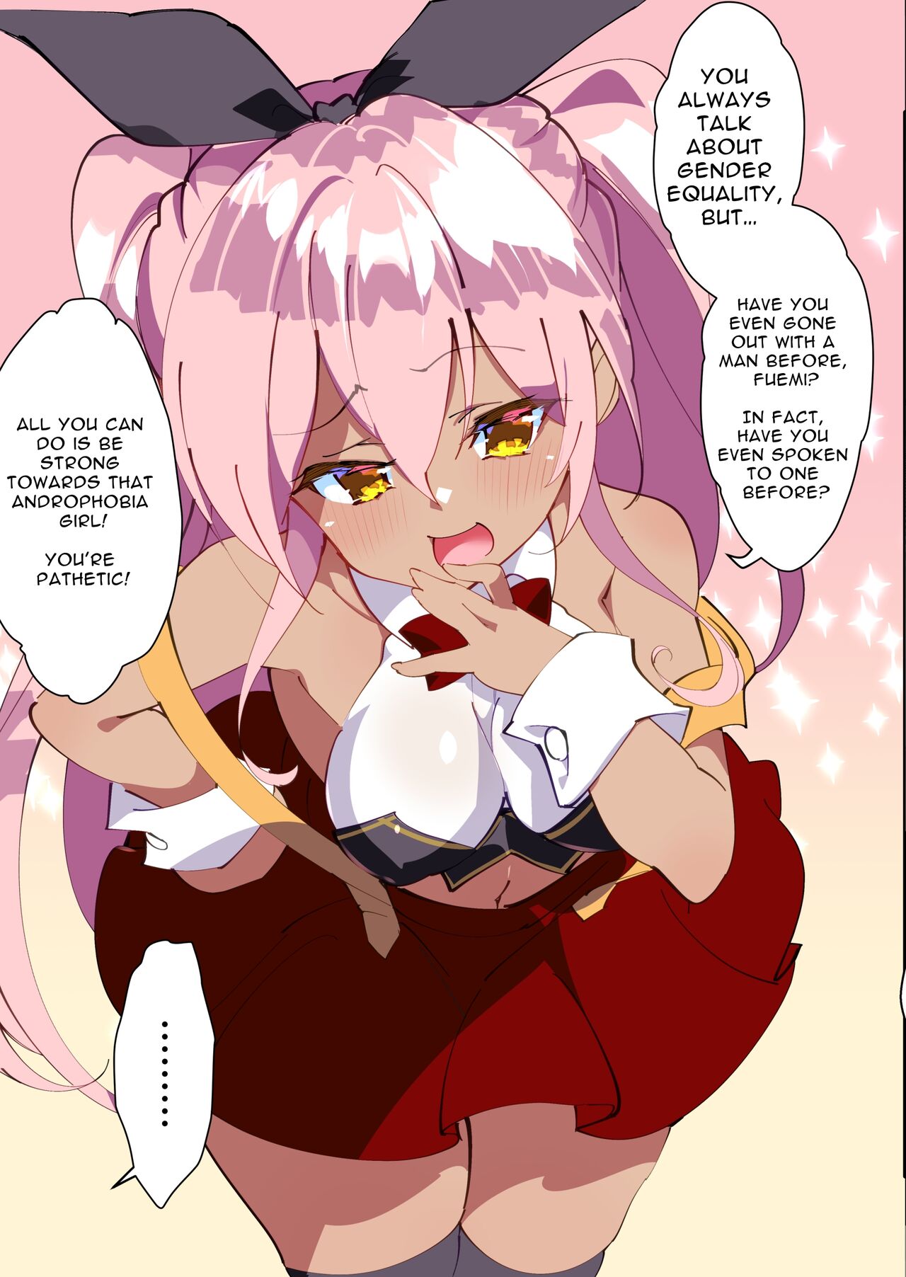 [A-WALKs (Fujishima Sei1go)]Otokogirai o Kojiraseta Onna ni Chinko Hayashite Mita Kekka | I Grew Some Dicks on those Man-hating Girls[English] [Solid Rose] Page 44