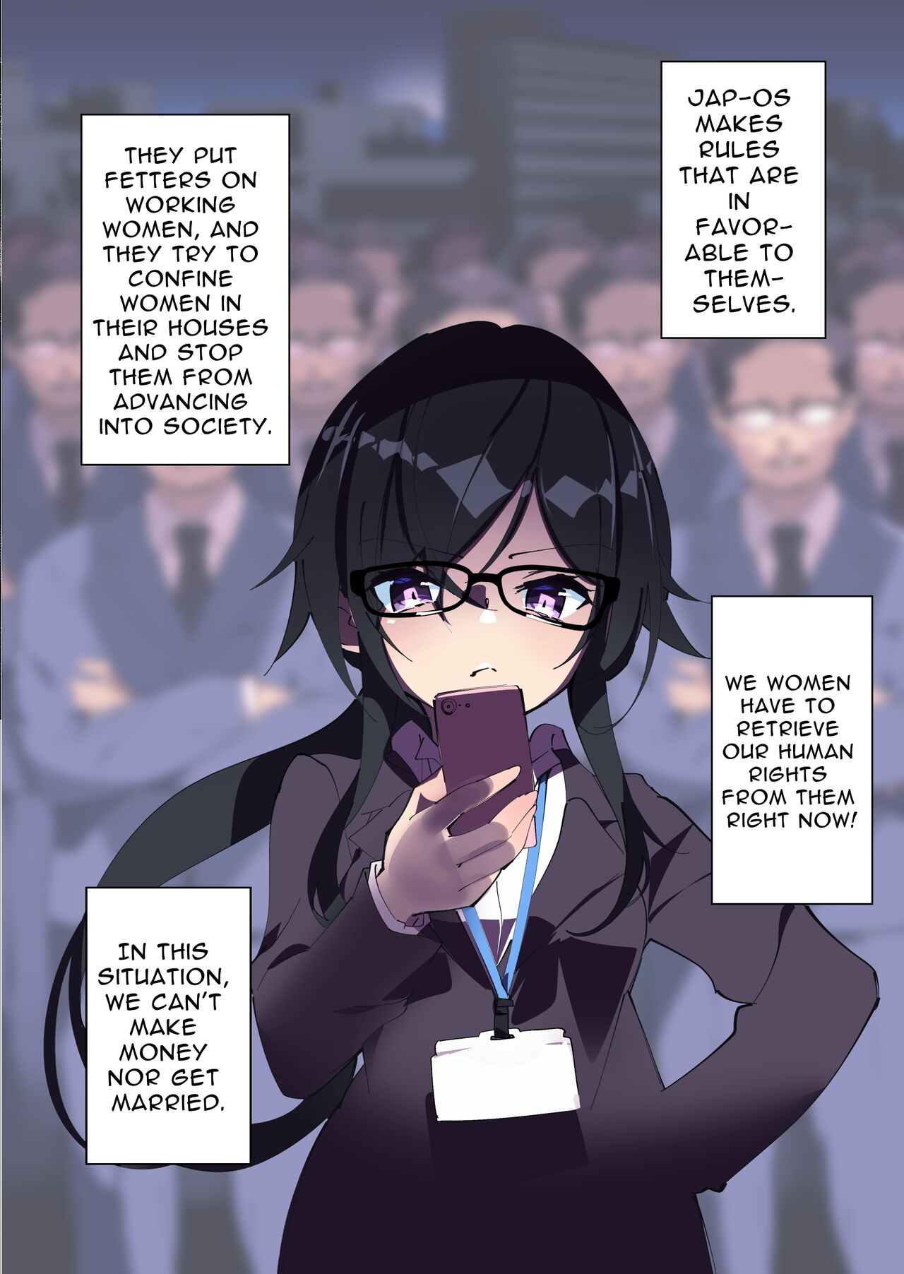[A-WALKs (Fujishima Sei1go)]Otokogirai o Kojiraseta Onna ni Chinko Hayashite Mita Kekka | I Grew Some Dicks on those Man-hating Girls[English] [Solid Rose] Page 7