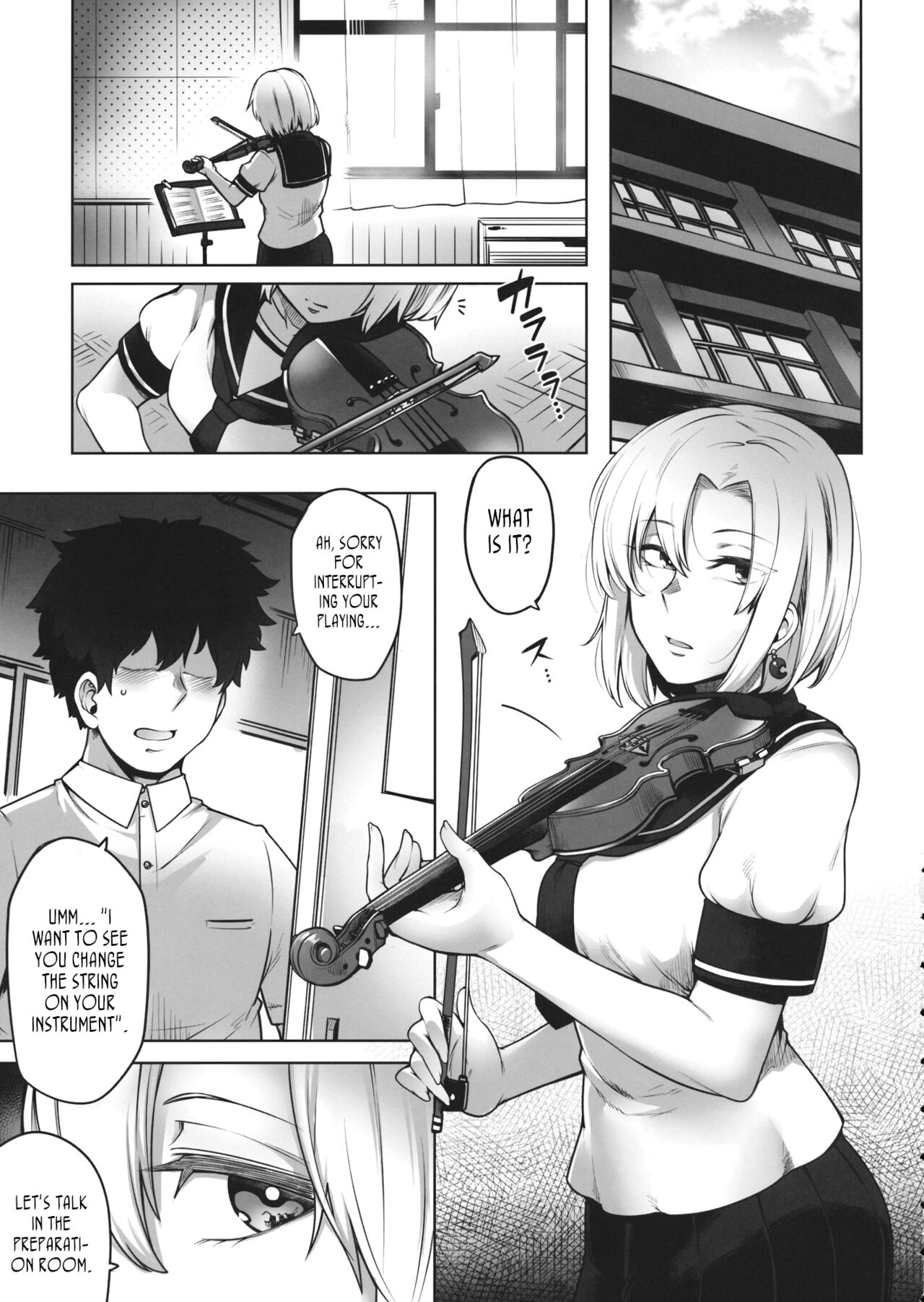 (Kouroumu 15) [Torano Ori (Toritora)]Ongaku Junbishitsu no Nijikawa Senpai | Nijikawa-senpai from the Preparation Room(Touhou Project) [English] [joobuspaidatr] Page 4