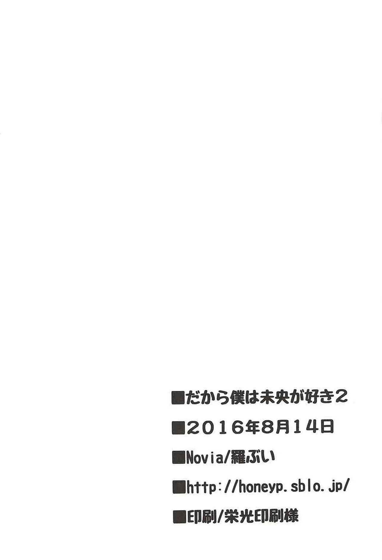 (C90) [Novia (Labui)]Dakara Boku wa Mio ga Suki 2 | That's why I love Mio 2(THE IDOLM@STER CINDERELLA GIRLS) [English] Page 23