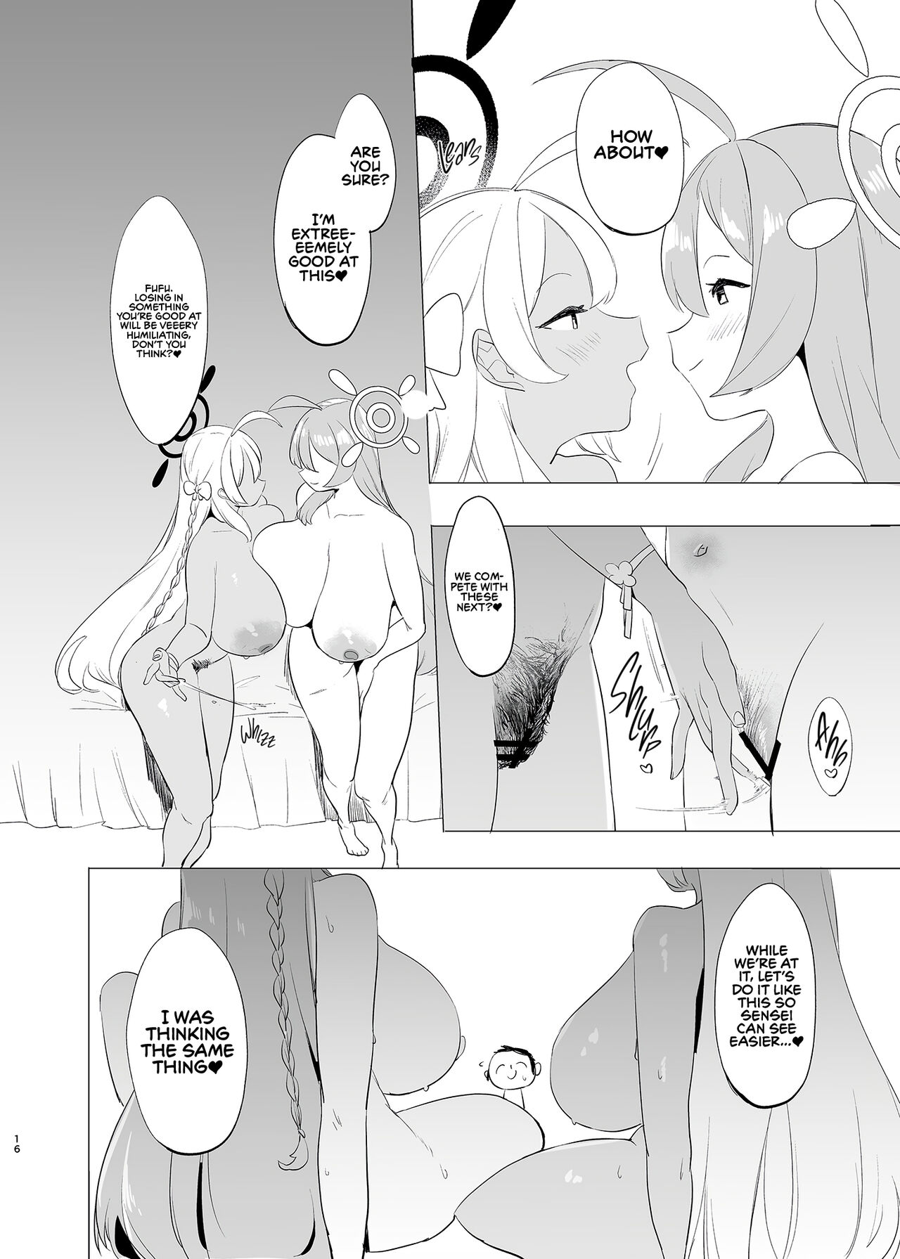 [Rugarer-House (Ruga Ossan)]Kivotos Bitch Competition Urawa Hanako VS Urawa Hanako | Kivotos Mesu Kurabe Urawa Hanako VS Urawa Hanako(Blue Archive) [Digital] [English] [Omega Scans] Page 16