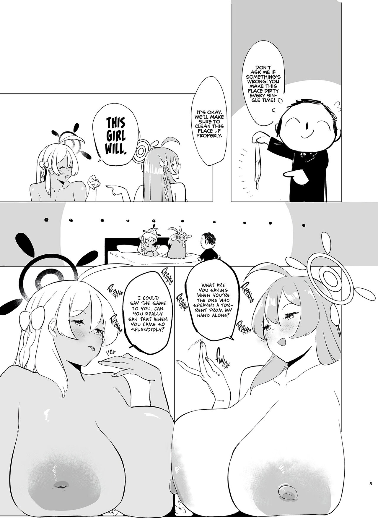 [Rugarer-House (Ruga Ossan)]Kivotos Bitch Competition Urawa Hanako VS Urawa Hanako | Kivotos Mesu Kurabe Urawa Hanako VS Urawa Hanako(Blue Archive) [Digital] [English] [Omega Scans] Page 5
