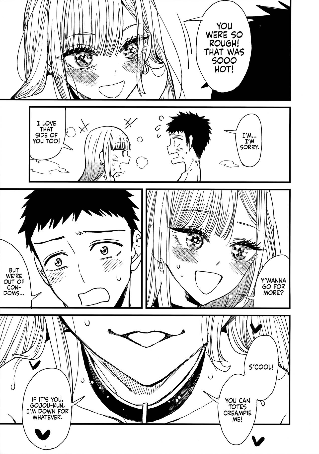 (COMIC1☆22) [Oppai Baibai (Azukiko)]Koi | Love(Sono Bisque Doll wa Koi o Suru) [English] [head empty] Page 35