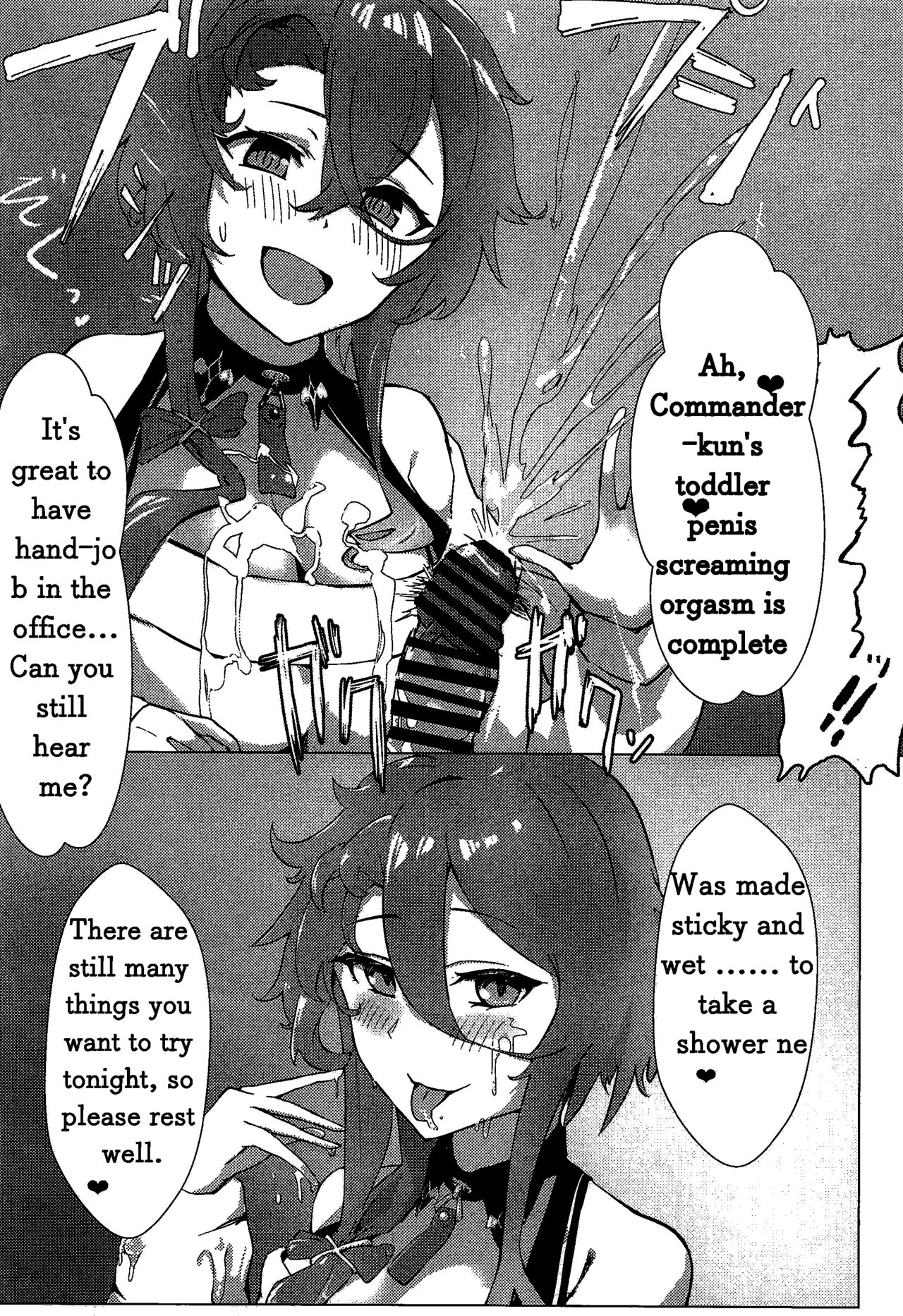 (C101) [Futo Fukutsu (Oza)]Soushisouai KAN-SEN-tachi ni Ippouteki ni Shiboritorarechau Hon | A Book of Unilateral Semen Extraction by KAN-SEN Ladies of Lovesickness(Azur Lane) [English] Page 9