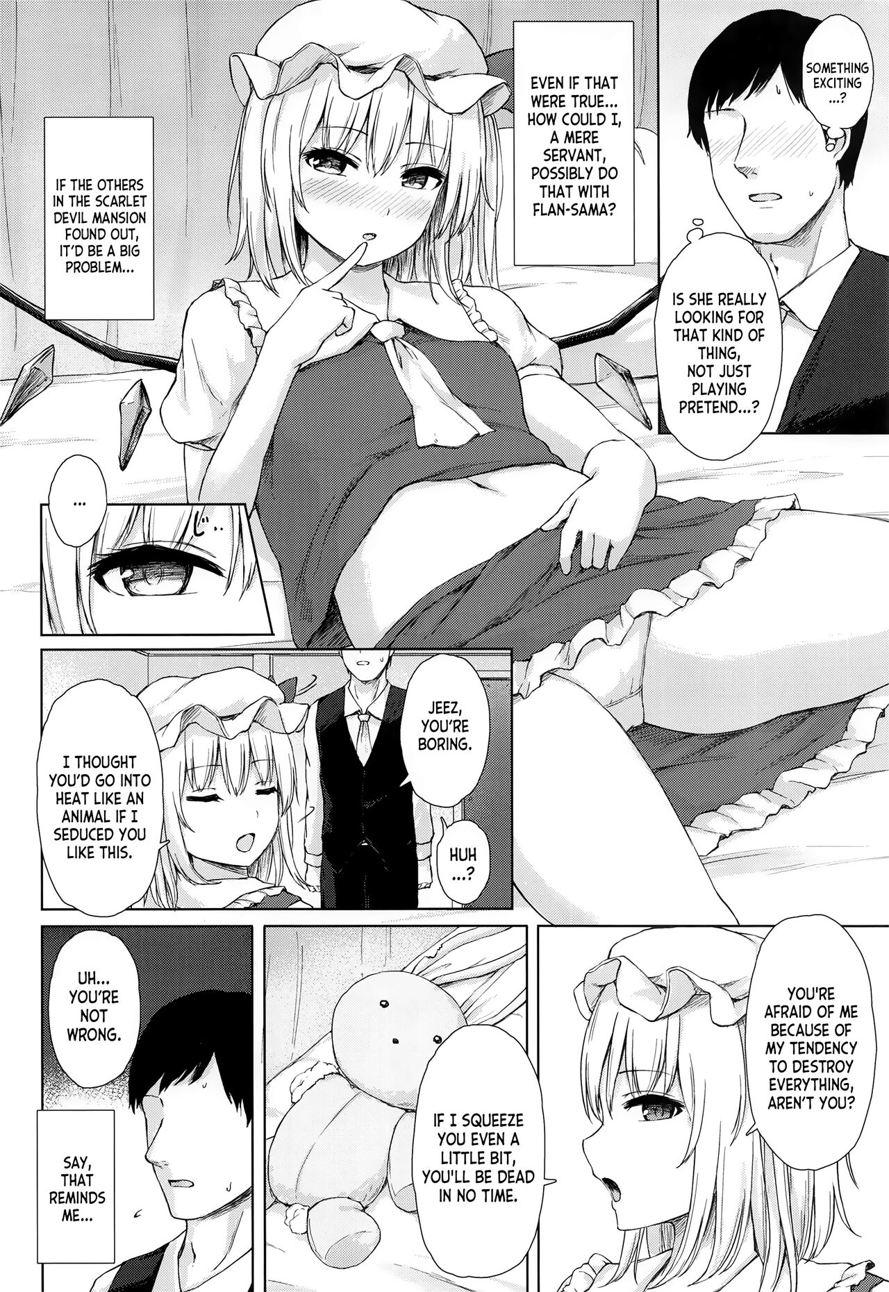 (Reitaisai 20) [Tekomenchi (Techi)]Namaiki Flan-chan no Seitai(Touhou Project) [English] [desudesu] Page 3
