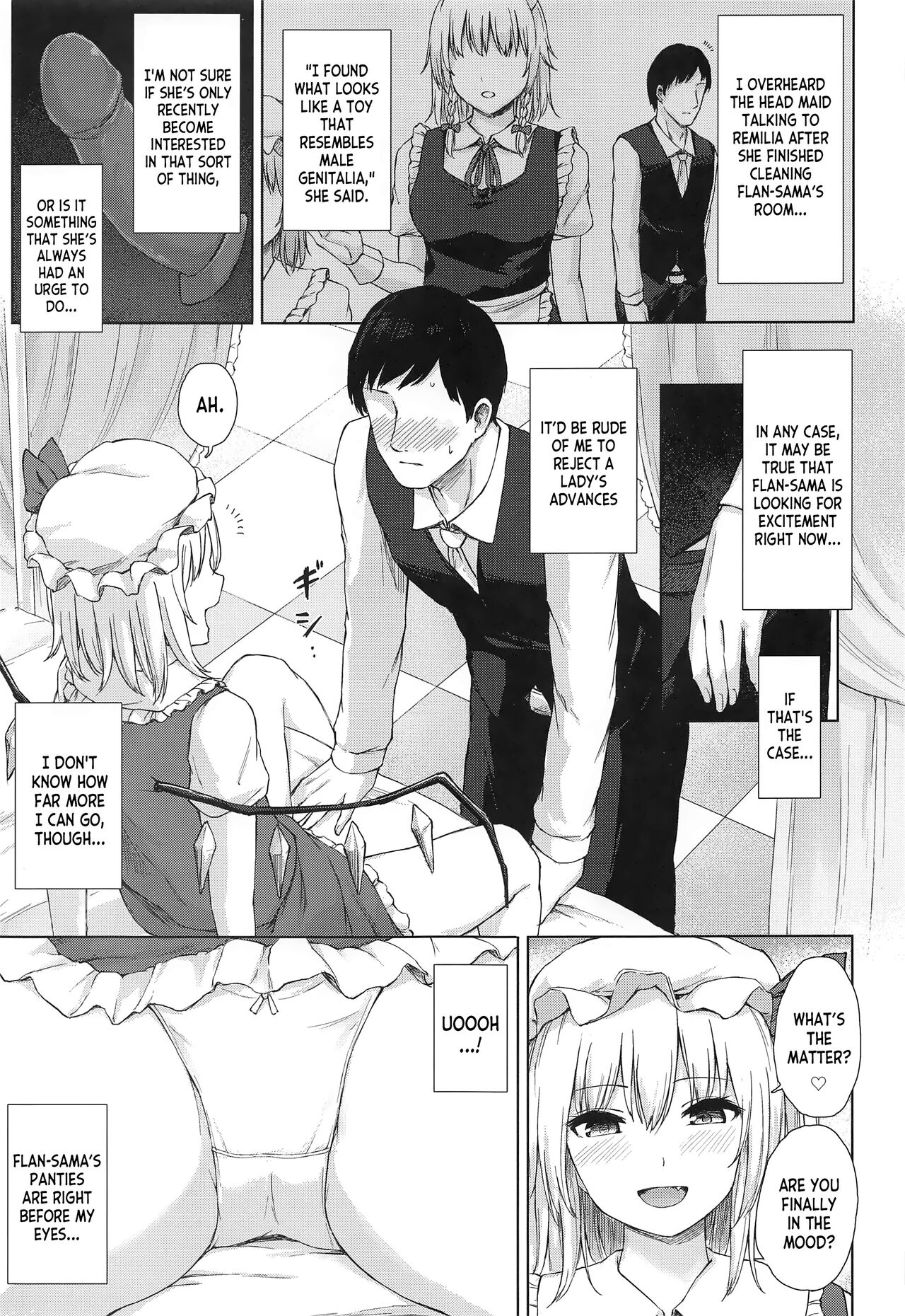 (Reitaisai 20) [Tekomenchi (Techi)]Namaiki Flan-chan no Seitai(Touhou Project) [English] [desudesu] Page 4