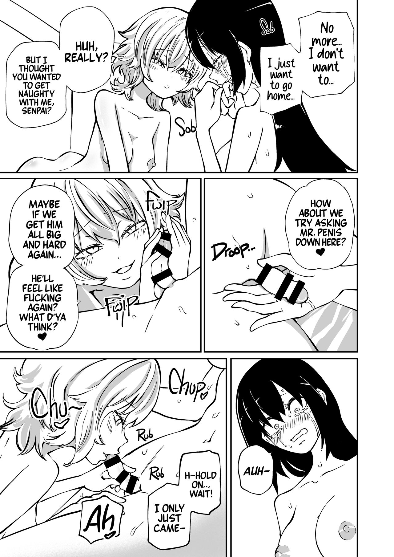 [Mikenekohanten (Sakamoto KAFKA)]Doutei Futanari Senpai Bitch Kouhai no Amaama Fudeoroshi | Virgin Futanari Gets Cherry Popped by Her Slutty Junior[English] [Mr_Person Translation] [Digital] Page 13