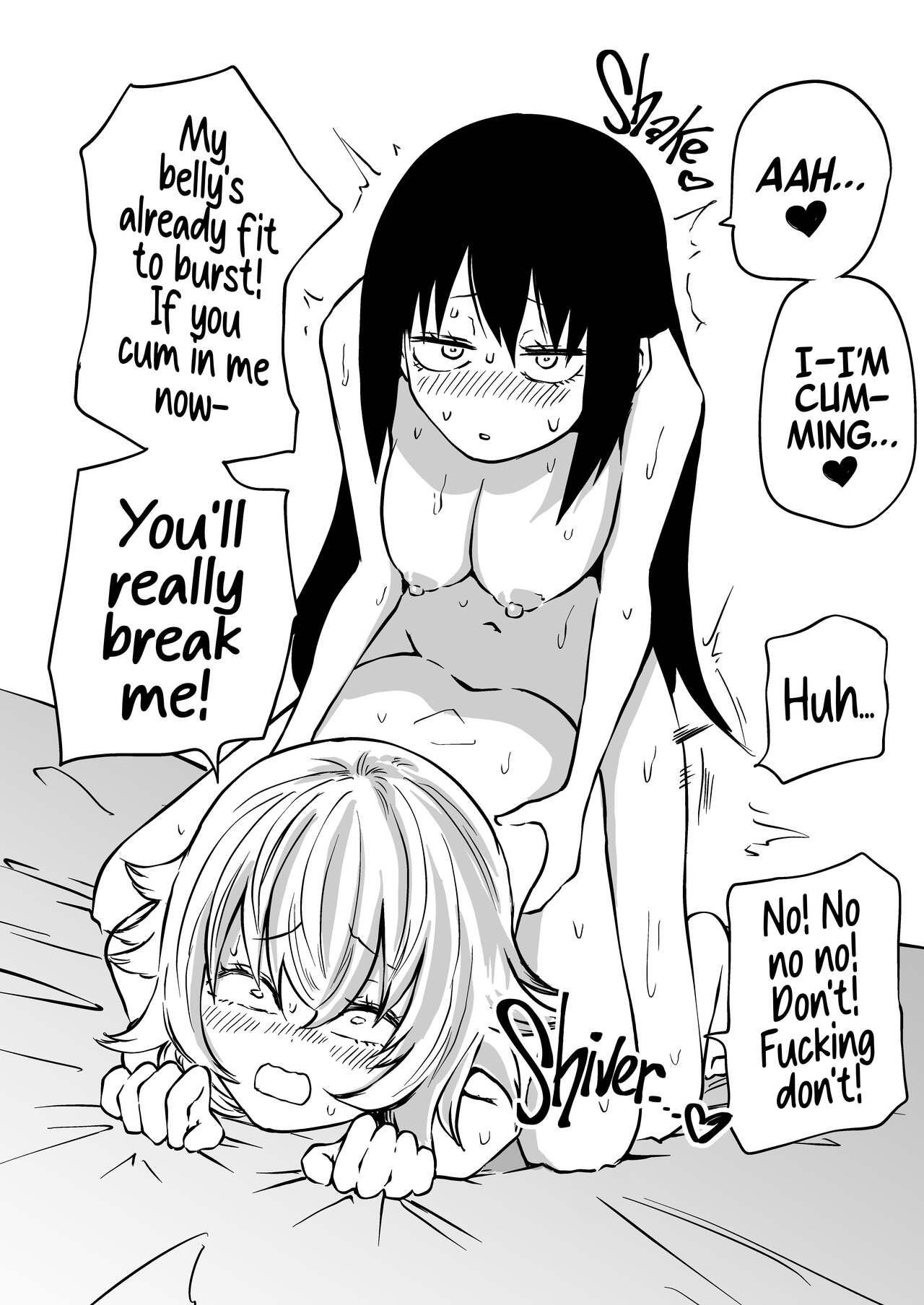 [Mikenekohanten (Sakamoto KAFKA)]Doutei Futanari Senpai Bitch Kouhai no Amaama Fudeoroshi | Virgin Futanari Gets Cherry Popped by Her Slutty Junior[English] [Mr_Person Translation] [Digital] Page 34