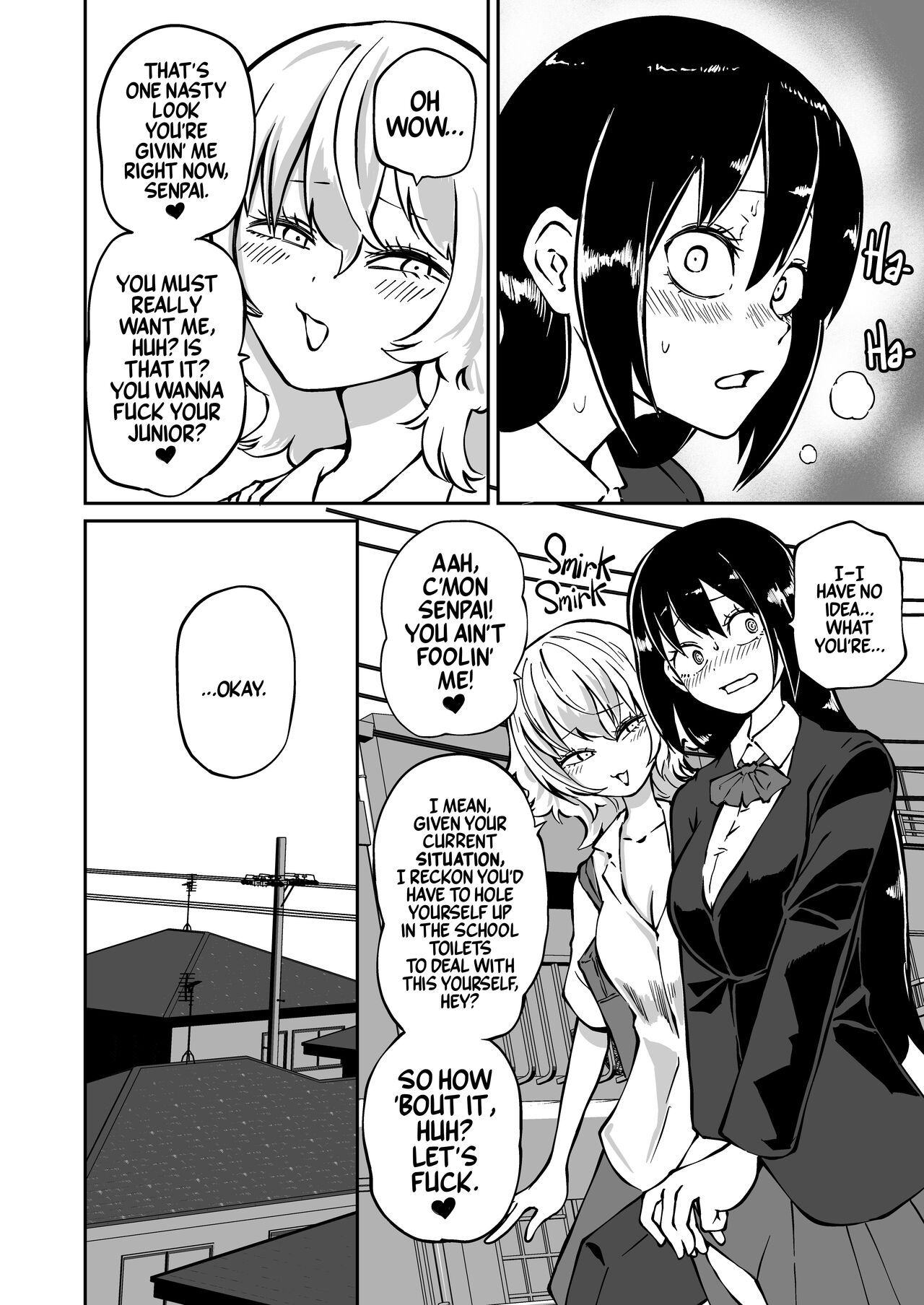 [Mikenekohanten (Sakamoto KAFKA)]Doutei Futanari Senpai Bitch Kouhai no Amaama Fudeoroshi | Virgin Futanari Gets Cherry Popped by Her Slutty Junior[English] [Mr_Person Translation] [Digital] Page 6