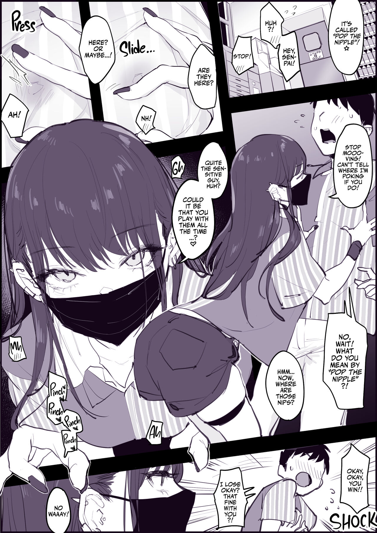 [Poriuretan]Chikubi Ate Game | Pop the Nipple[English] [Team Rabu2] [Decensored] Page 2