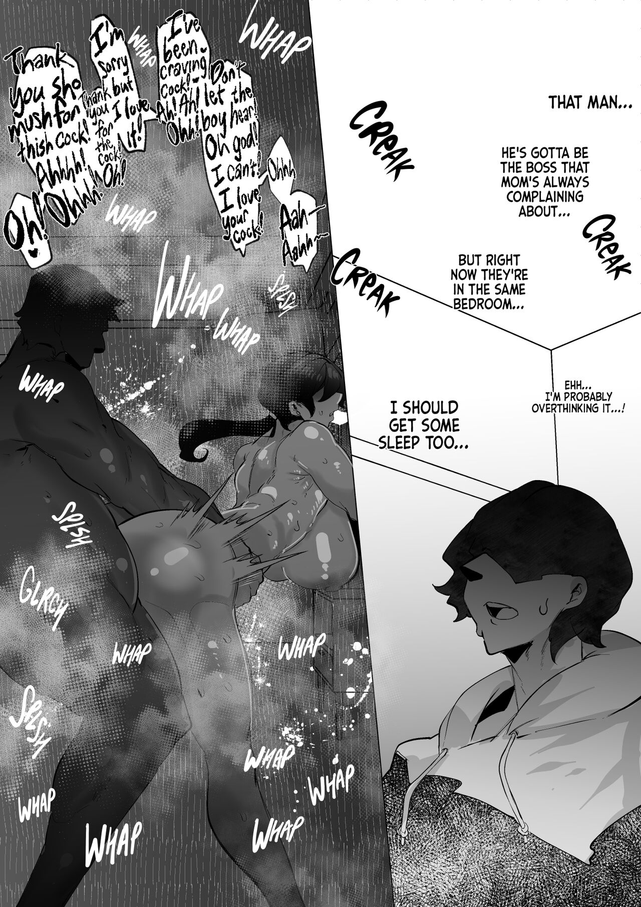 [Mr.way]Miboujin Single Mother wa Kaisha no Joushi ni Mainichi Okasareteiru | My Widowed Single Mother Gets Railed By Her Boss Every Day[English] [Team Ama2] Page 6