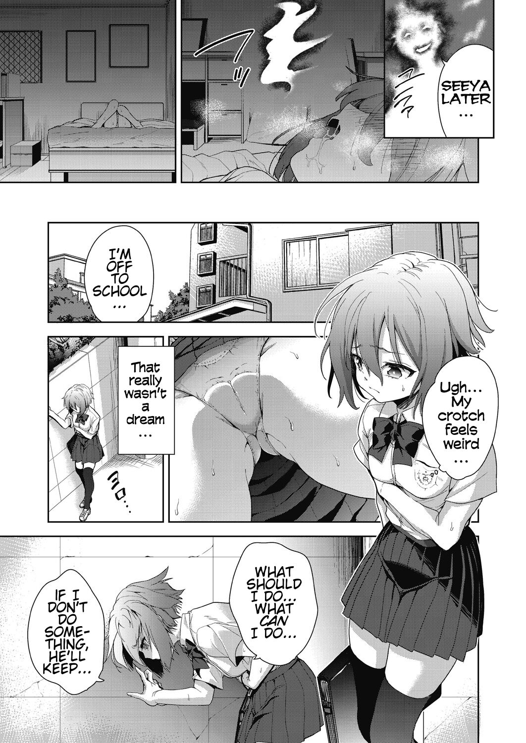 [Tetsuna]Ryoujoku Rensa | Chain of Defilement Ch. 1-3(Shikiyoku no Kyoushitsu to Ikenie Shoujo) [English] [estradiol] Page 17