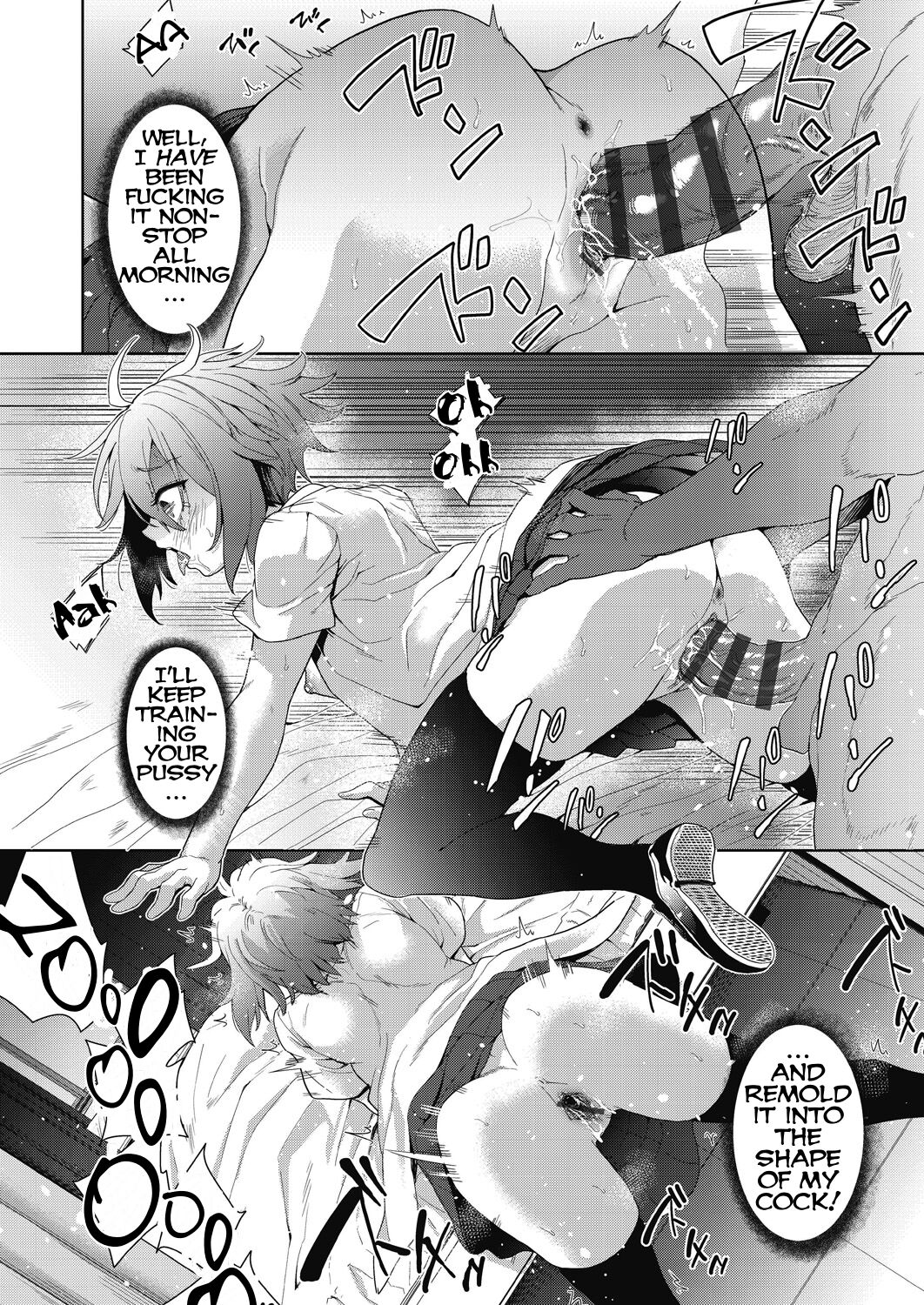 [Tetsuna]Ryoujoku Rensa | Chain of Defilement Ch. 1-3(Shikiyoku no Kyoushitsu to Ikenie Shoujo) [English] [estradiol] Page 32