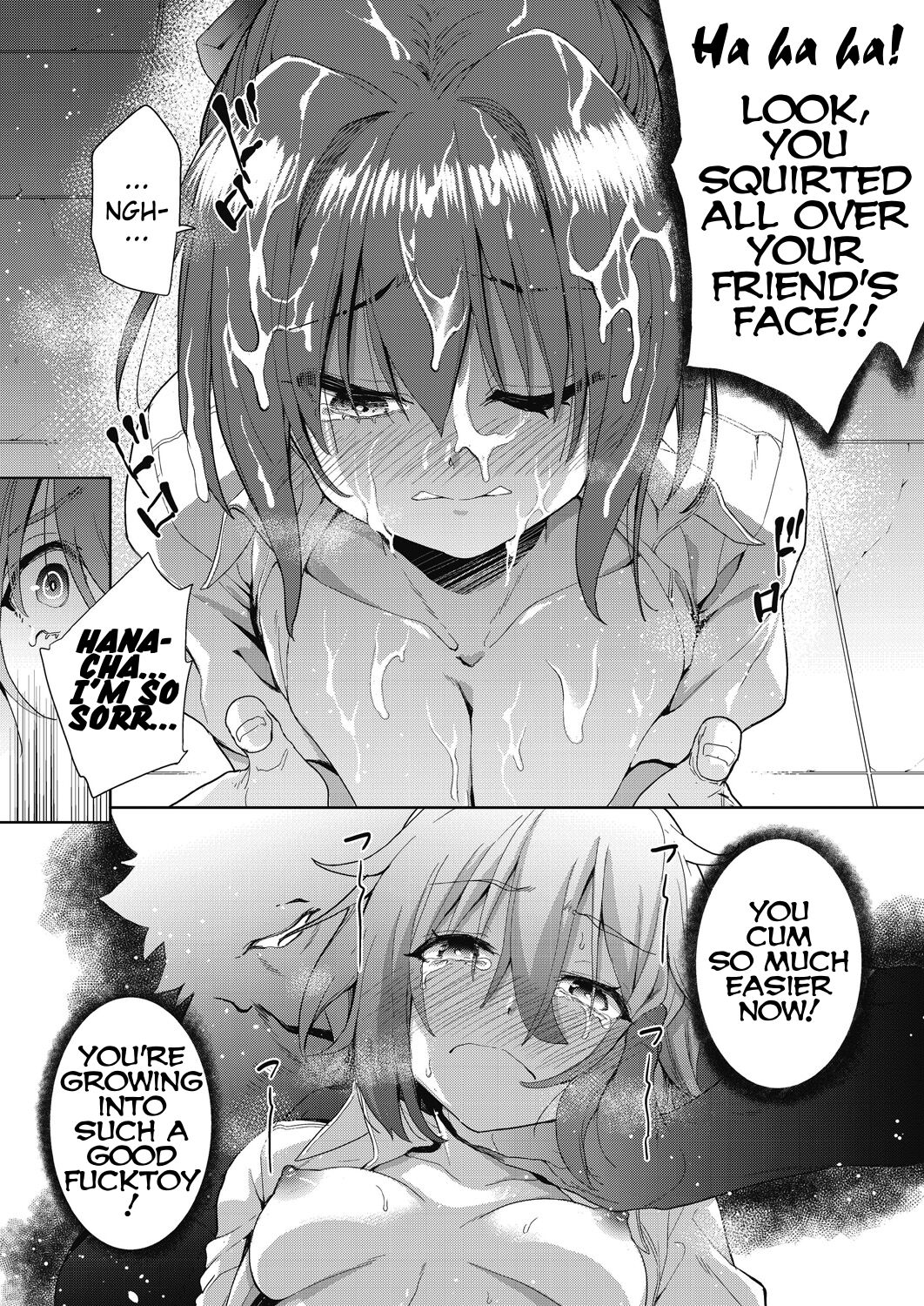 [Tetsuna]Ryoujoku Rensa | Chain of Defilement Ch. 1-3(Shikiyoku no Kyoushitsu to Ikenie Shoujo) [English] [estradiol] Page 73