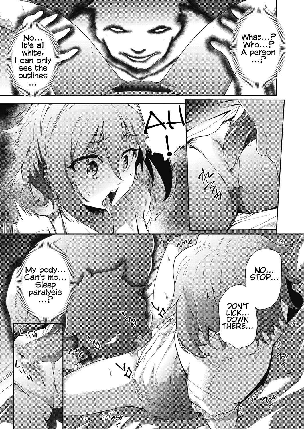 [Tetsuna]Ryoujoku Rensa | Chain of Defilement Ch. 1-3(Shikiyoku no Kyoushitsu to Ikenie Shoujo) [English] [estradiol] Page 9