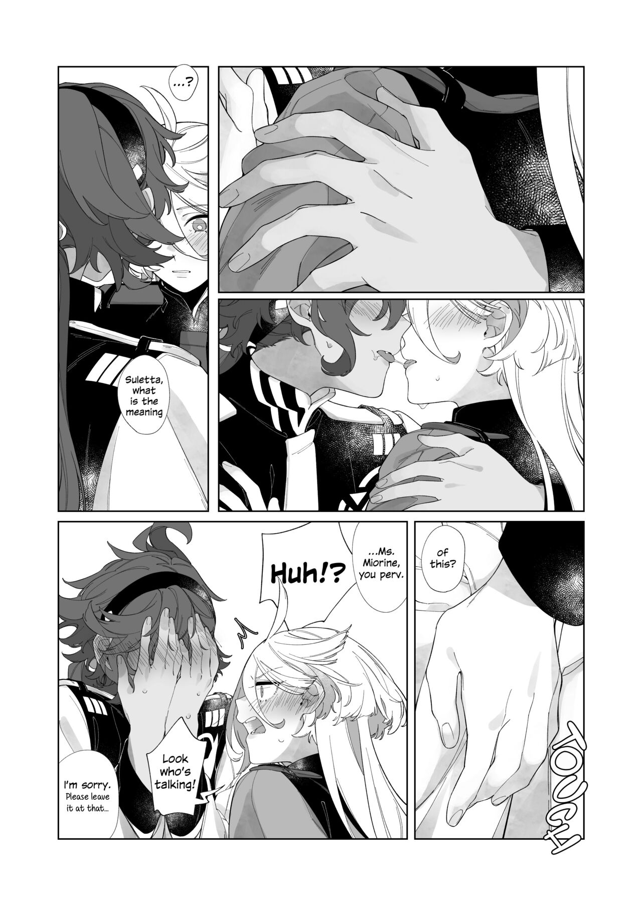 [Chunyujingshitian (ZhuoTian)]Kiss no Ato Nani ga Shitai? | After Kissing, What Else Do You Want to Do?(Mobile Suit Gundam: The Witch from Mercury) [English] Page 12