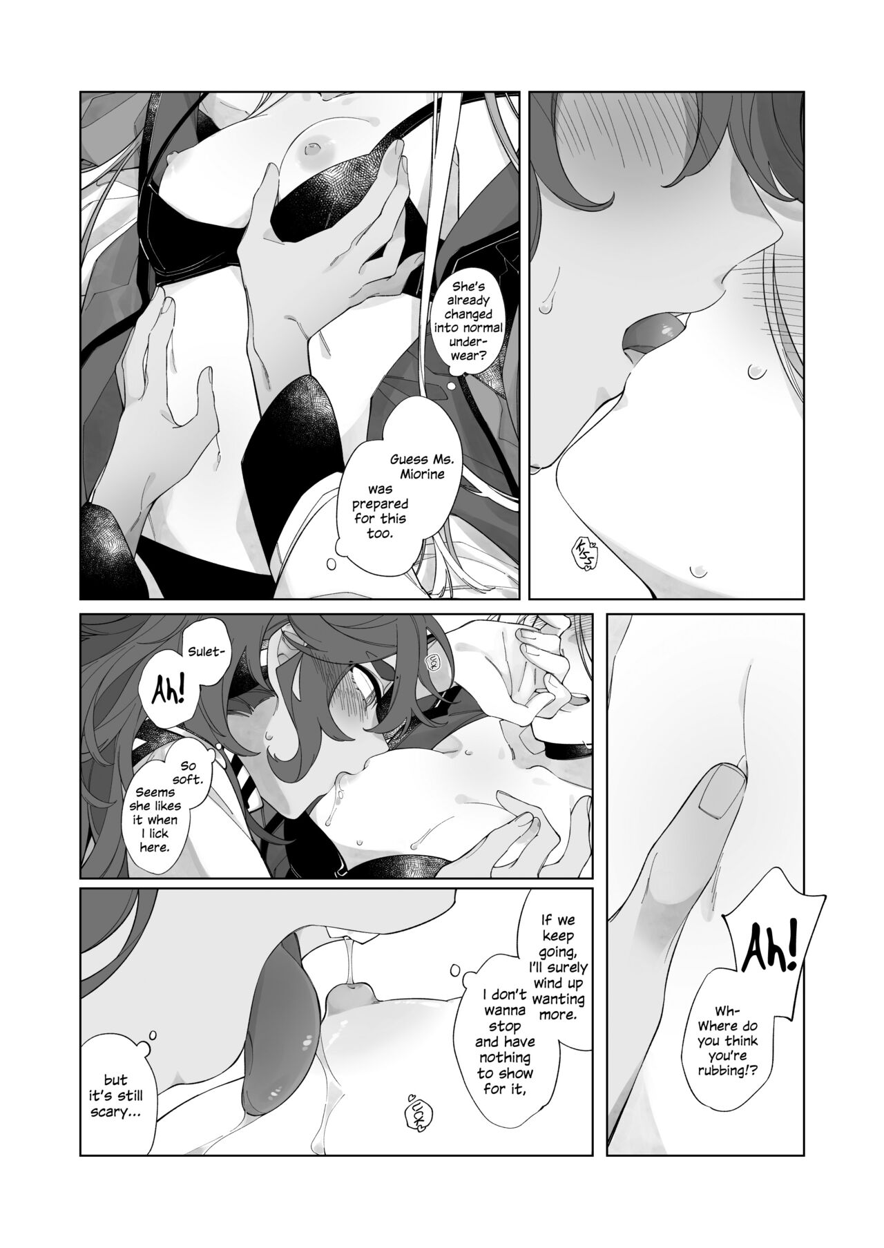 [Chunyujingshitian (ZhuoTian)]Kiss no Ato Nani ga Shitai? | After Kissing, What Else Do You Want to Do?(Mobile Suit Gundam: The Witch from Mercury) [English] Page 19