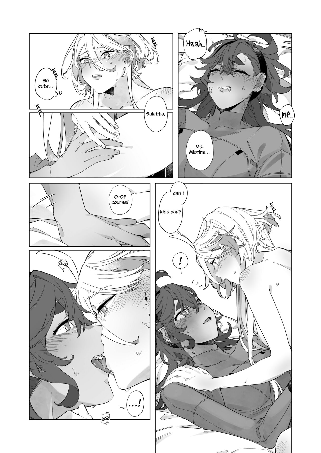 [Chunyujingshitian (ZhuoTian)]Kiss no Ato Nani ga Shitai? | After Kissing, What Else Do You Want to Do?(Mobile Suit Gundam: The Witch from Mercury) [English] Page 25