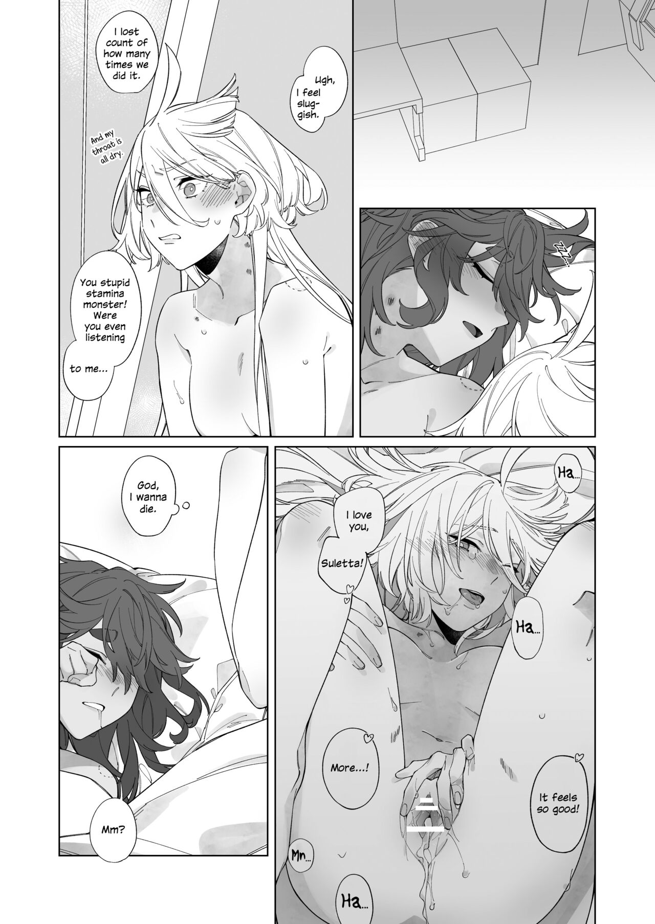 [Chunyujingshitian (ZhuoTian)]Kiss no Ato Nani ga Shitai? | After Kissing, What Else Do You Want to Do?(Mobile Suit Gundam: The Witch from Mercury) [English] Page 31