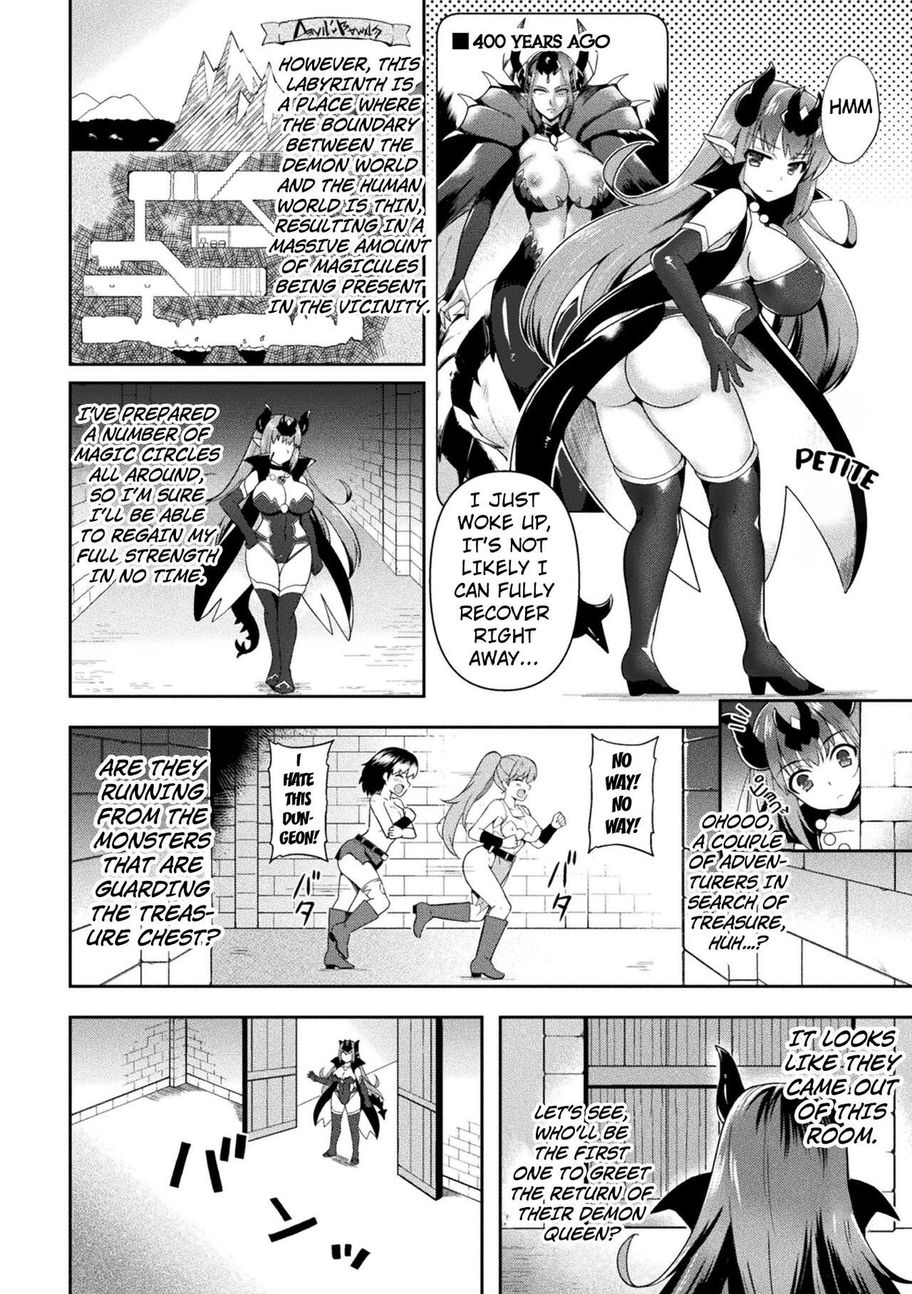 [Tenro Aya]Kangyaku Meikyuu ~Tsuyotsuyo Maou-sama ga Mesu Ochi Trap de GAMEOVER~(2D Comic Magazine Zecchou Kairaku ga Tomaranai Ero-Trap Dungeon Vol. 4) [English] [Kuraudo] [Digital] Page 2