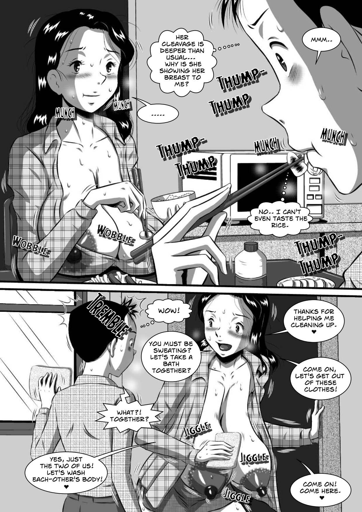 [Milkdou Shoukai (Milk Koubou)]Mama no Karada wa Boku no Mono! Papa ni Kakurete Sex Zanmai! | Mom's Body Is Mine - Mother And Son Incest Sex Behind Dad's Back[English] Page 4