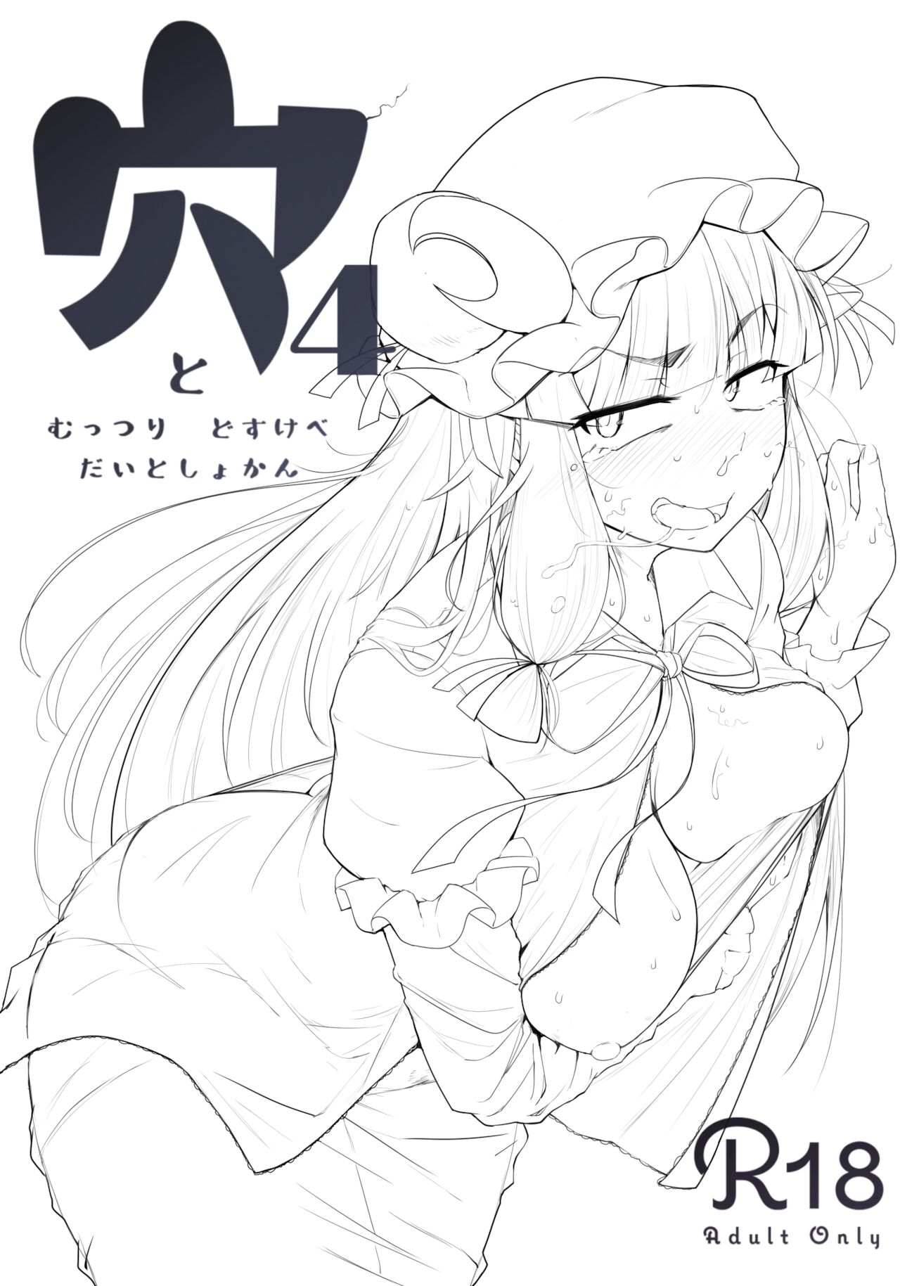 [Jikahatsudensho (flanvia)]Ana to Muttsuri Dosukebe Daitoshokan 4(Touhou Project) [English] [Keeez] [Digital] Page 2