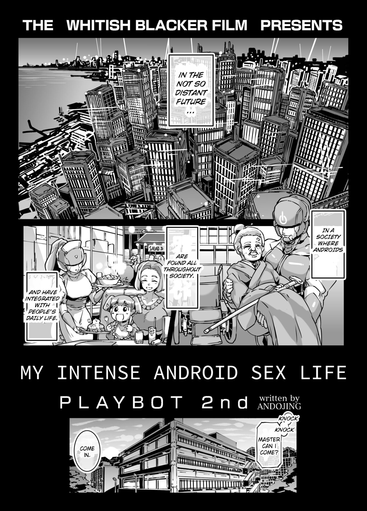 [Whitish Blacker (Andojing)]Noukou Android Seikatsu PLAYBOT Nikangou | My Intense Android Sex Life PLAYBOT Volume 2[Digital] [English] [naetranslates] Page 2
