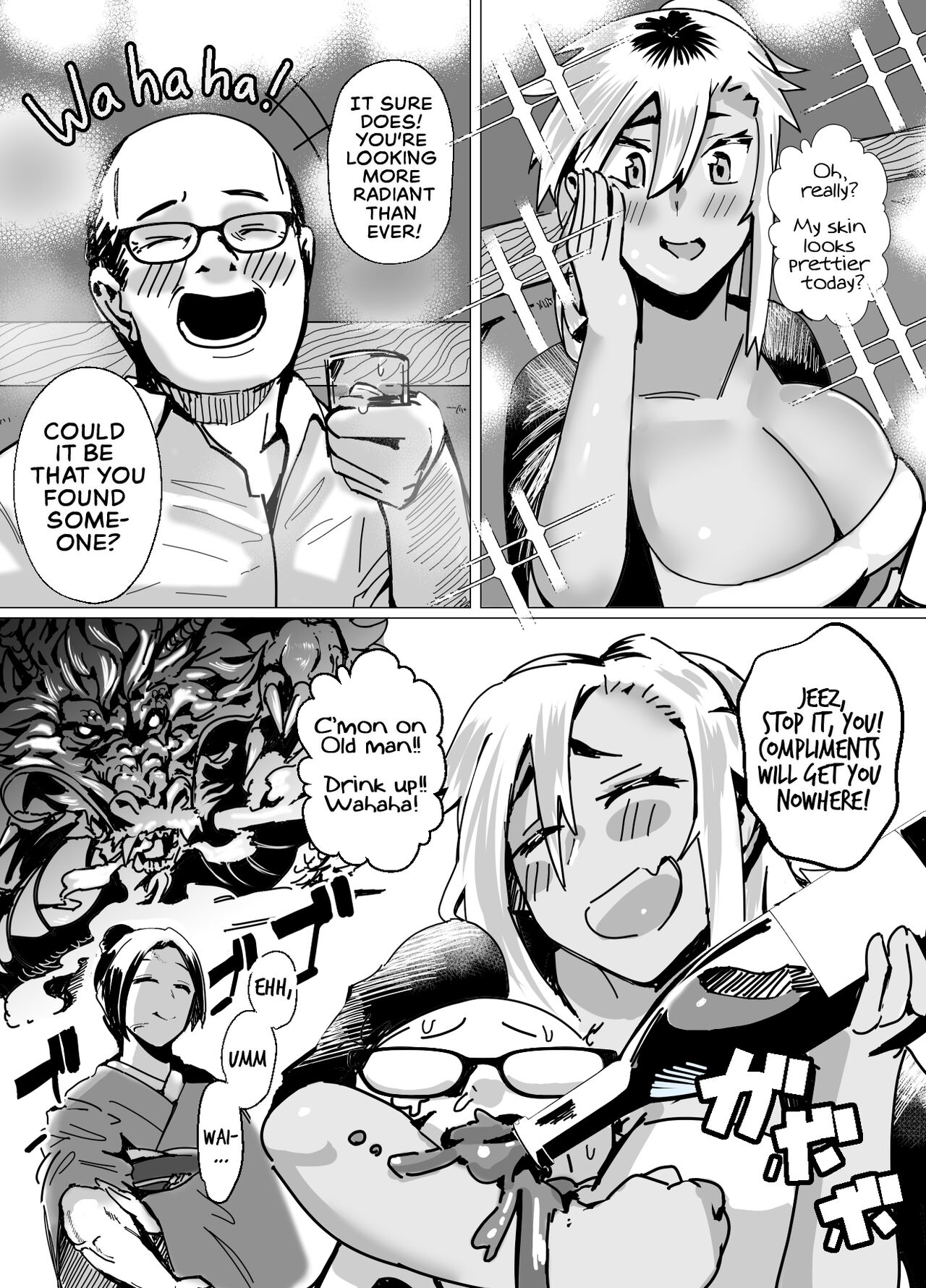 [strike back (Murabito C)]Miwaku no Yanmama Ecchi na Kosodate Hisshouhou | The Amazing Gyaru Mom and Her Erotic Parenting Success![English] [The Crimson Star TL] [Digital] Page 14