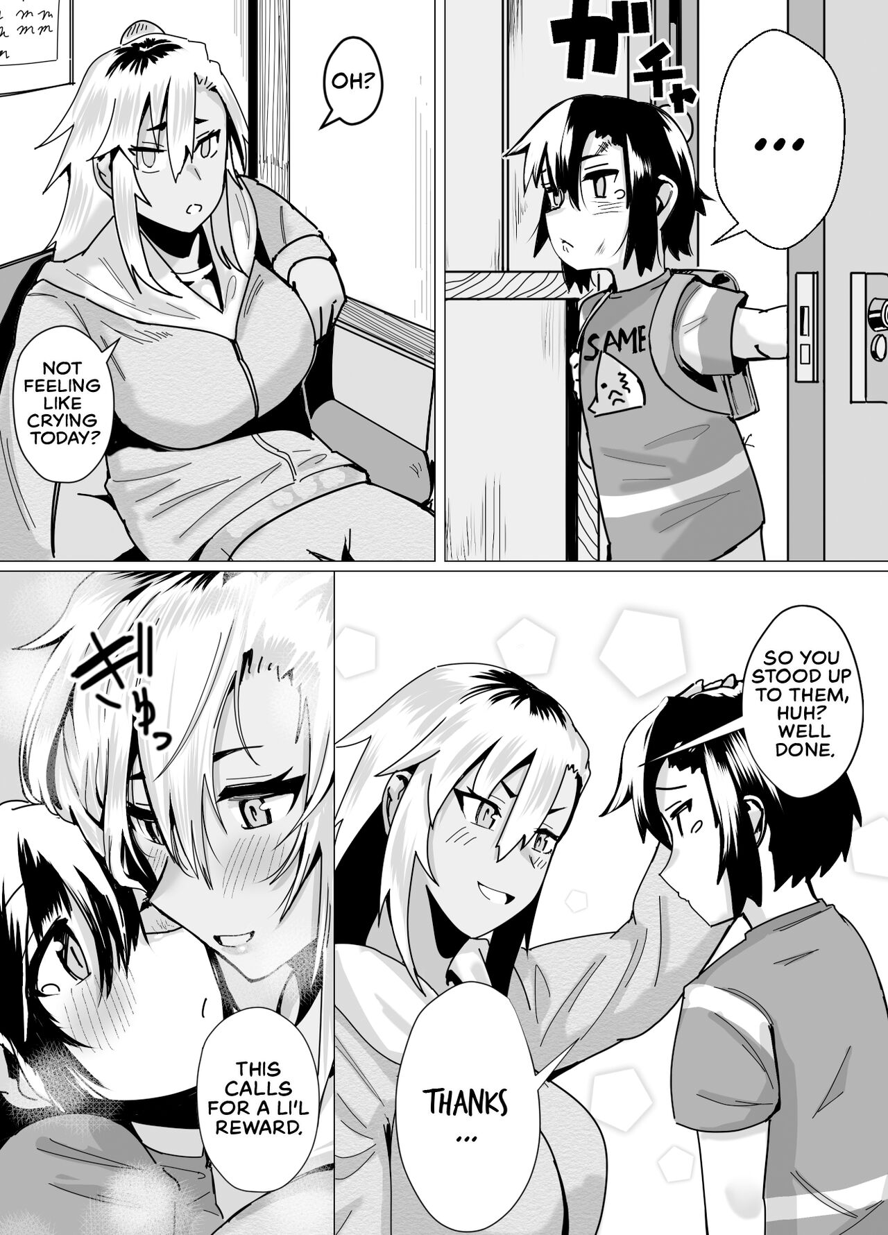 [strike back (Murabito C)]Miwaku no Yanmama Ecchi na Kosodate Hisshouhou | The Amazing Gyaru Mom and Her Erotic Parenting Success![English] [The Crimson Star TL] [Digital] Page 15