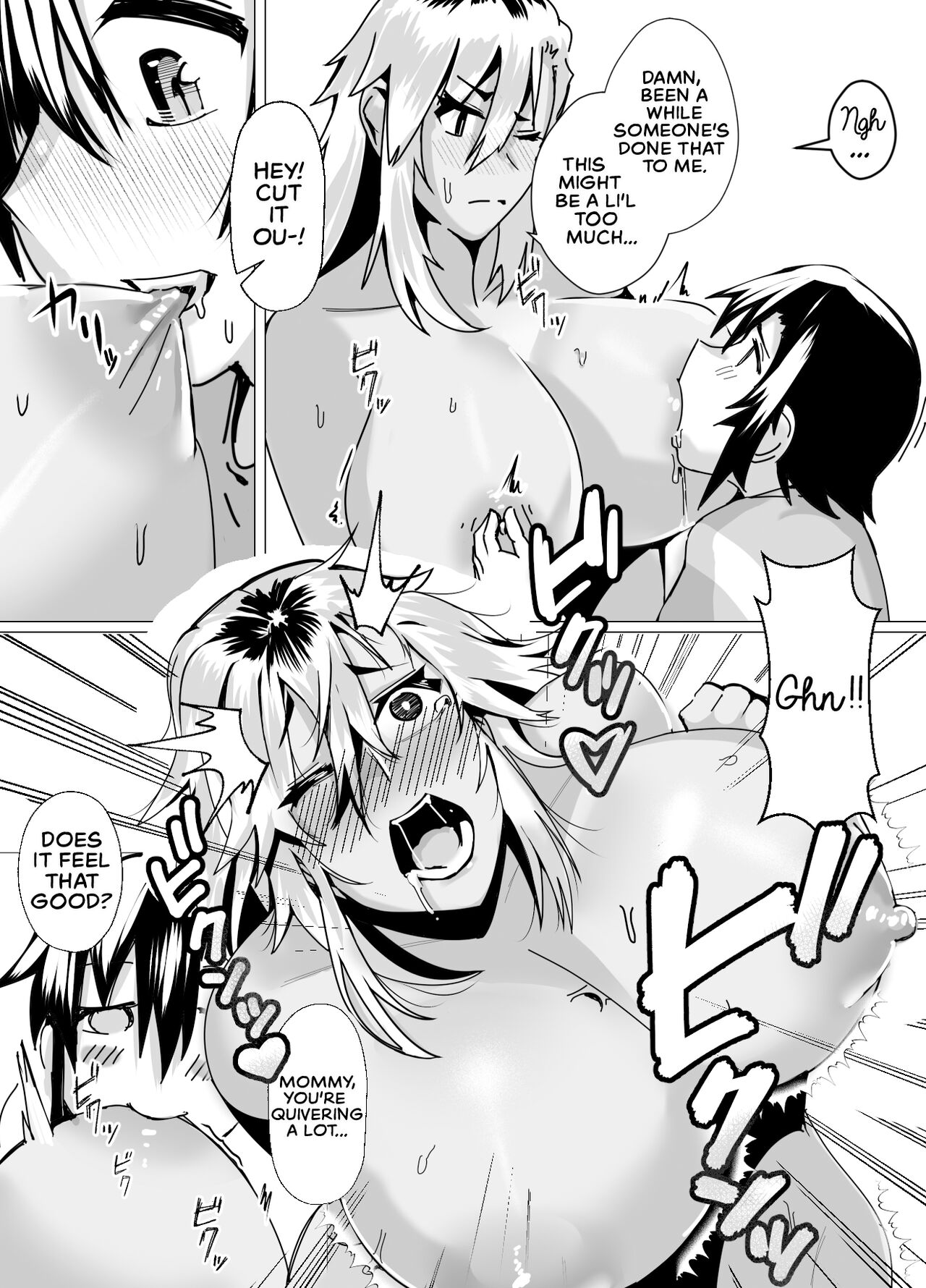 [strike back (Murabito C)]Miwaku no Yanmama Ecchi na Kosodate Hisshouhou | The Amazing Gyaru Mom and Her Erotic Parenting Success![English] [The Crimson Star TL] [Digital] Page 21