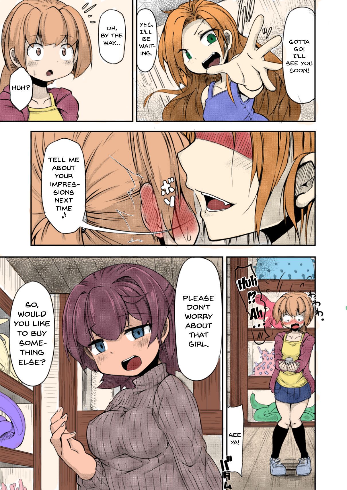 [Taira Mune Suki Iinkai (Okuva)]Anata no Machi no Shokushuyasan | Your neighborhood tentacle shop[English] [Doujins.com] [Colorized] [Digital] Page 9