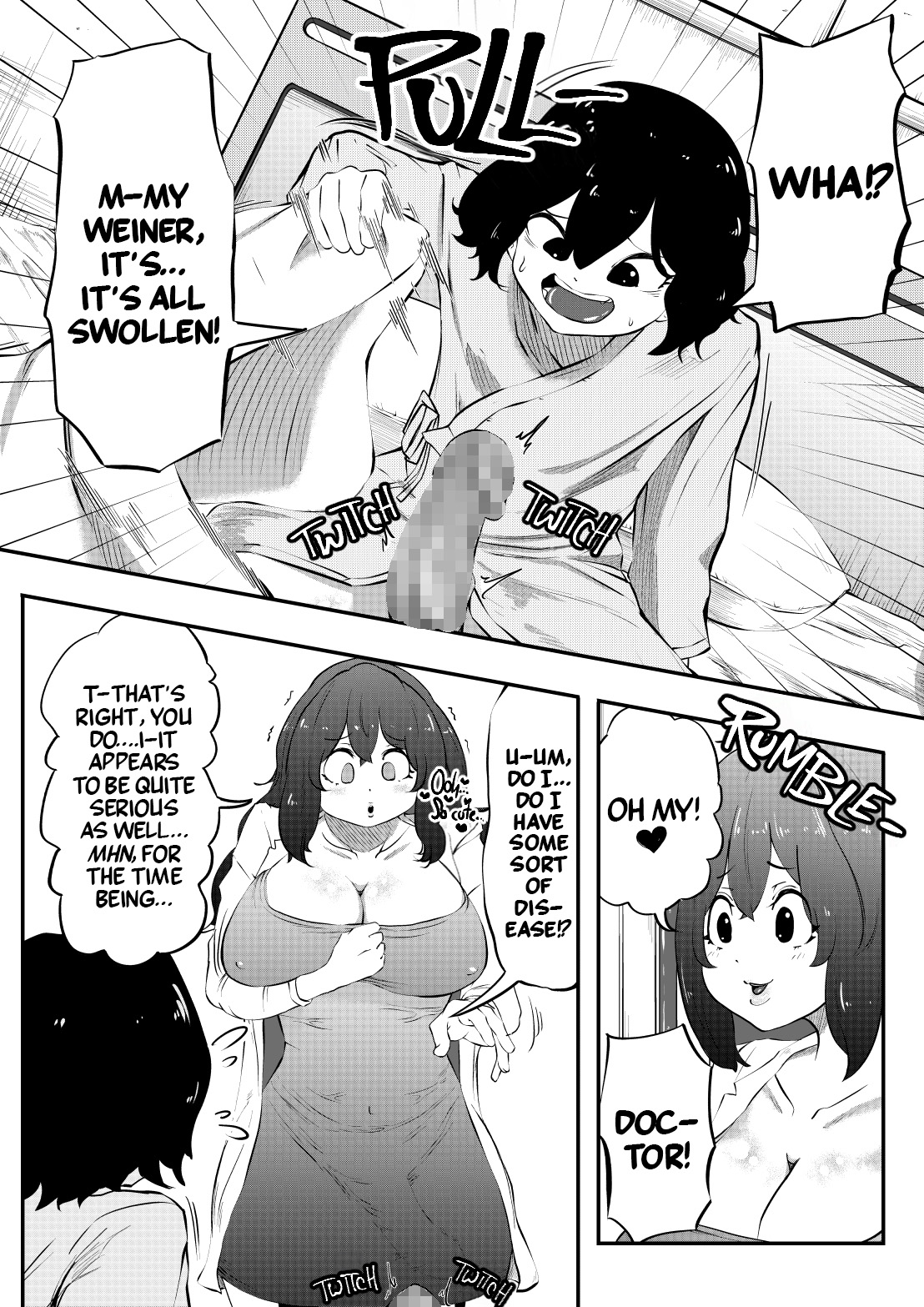 [Kinoko House]Chinko tsuki Joi~ Ubu na Shounen no Miruku o Chokunomi~ | Doc with a Cock! Drinking a Naive Boy's Milk Right From the Source![English] [A Cool Person] Page 9