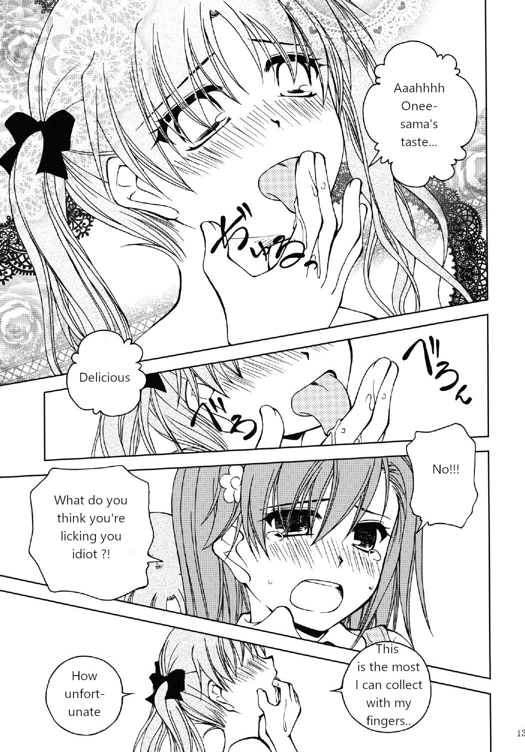 [Ringo Koucha (Futatsuki Kazuo)]Onee-sama o Ruijinen to Sememakuri desu no!! | I'm Attacking Onee-sama with the Monkey!!(Toaru Kagaku no Railgun) [English] [Digital] Page 12