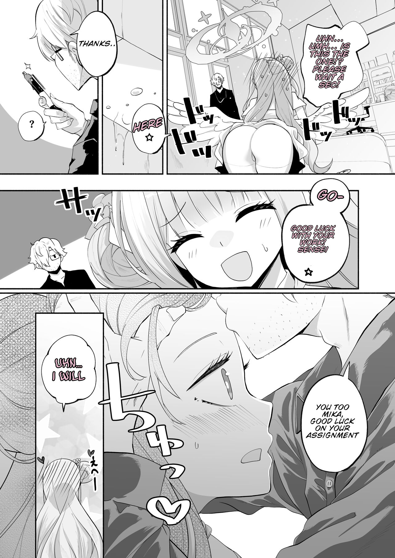 [Hatogoya (Hatoharu)]Hoshi no Izumi wa Amai Yuuwaku | The Sweet Temptation of the Starry Fountain(Blue Archive) [Digital] Page 22