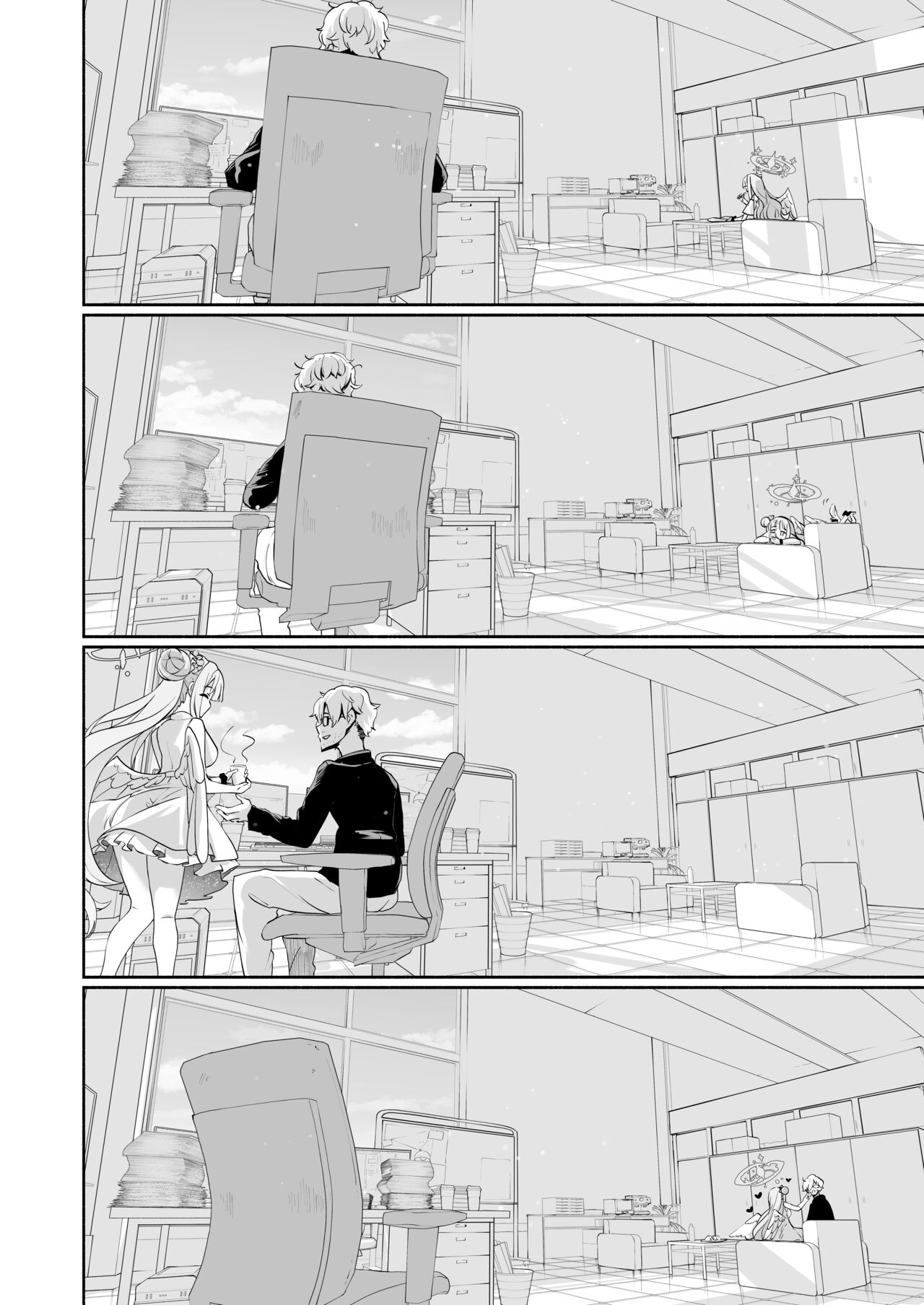 [Hatogoya (Hatoharu)]Hoshi no Izumi wa Amai Yuuwaku | The Sweet Temptation of the Starry Fountain(Blue Archive) [Digital] Page 23