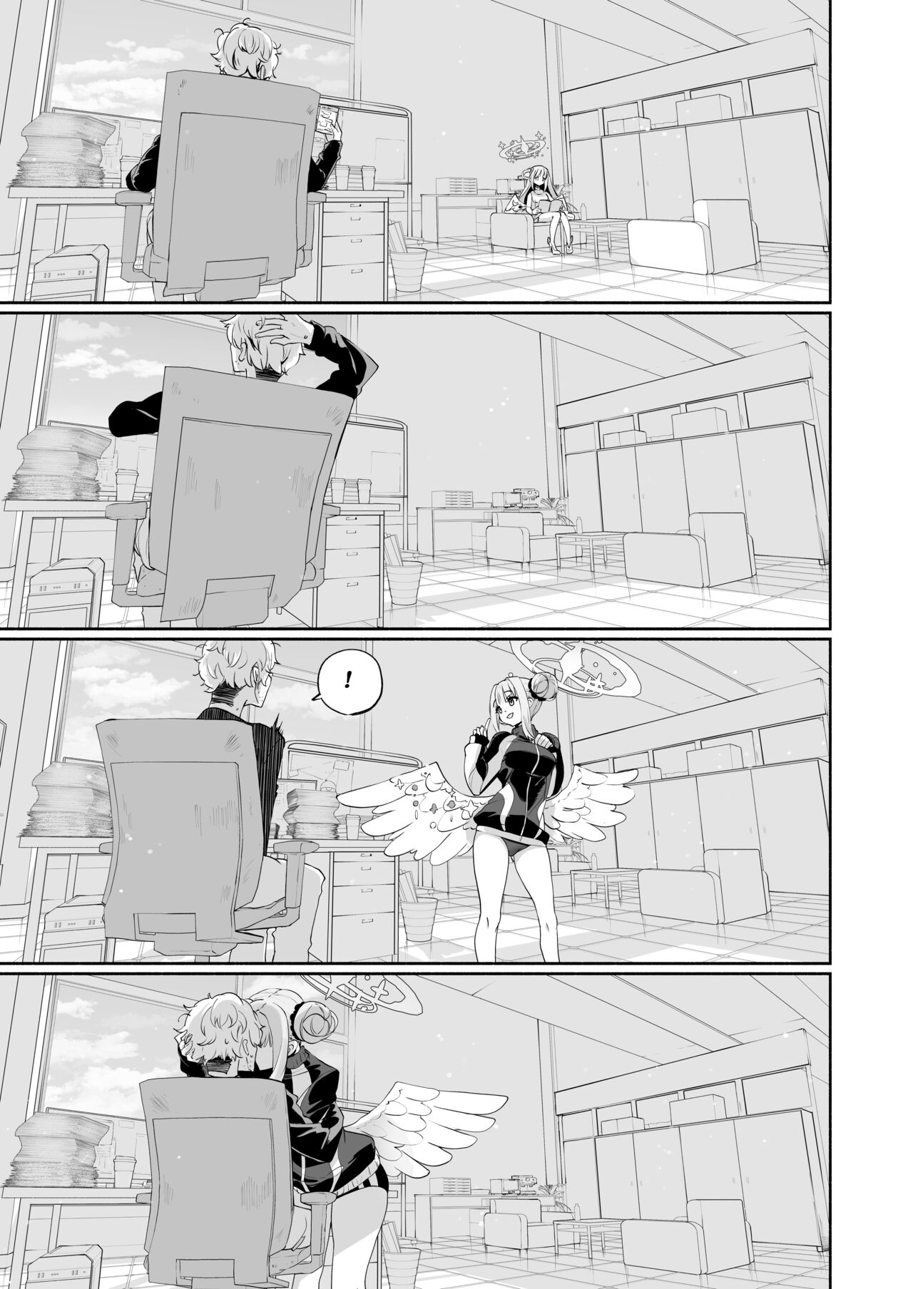 [Hatogoya (Hatoharu)]Hoshi no Izumi wa Amai Yuuwaku | The Sweet Temptation of the Starry Fountain(Blue Archive) [Digital] Page 24