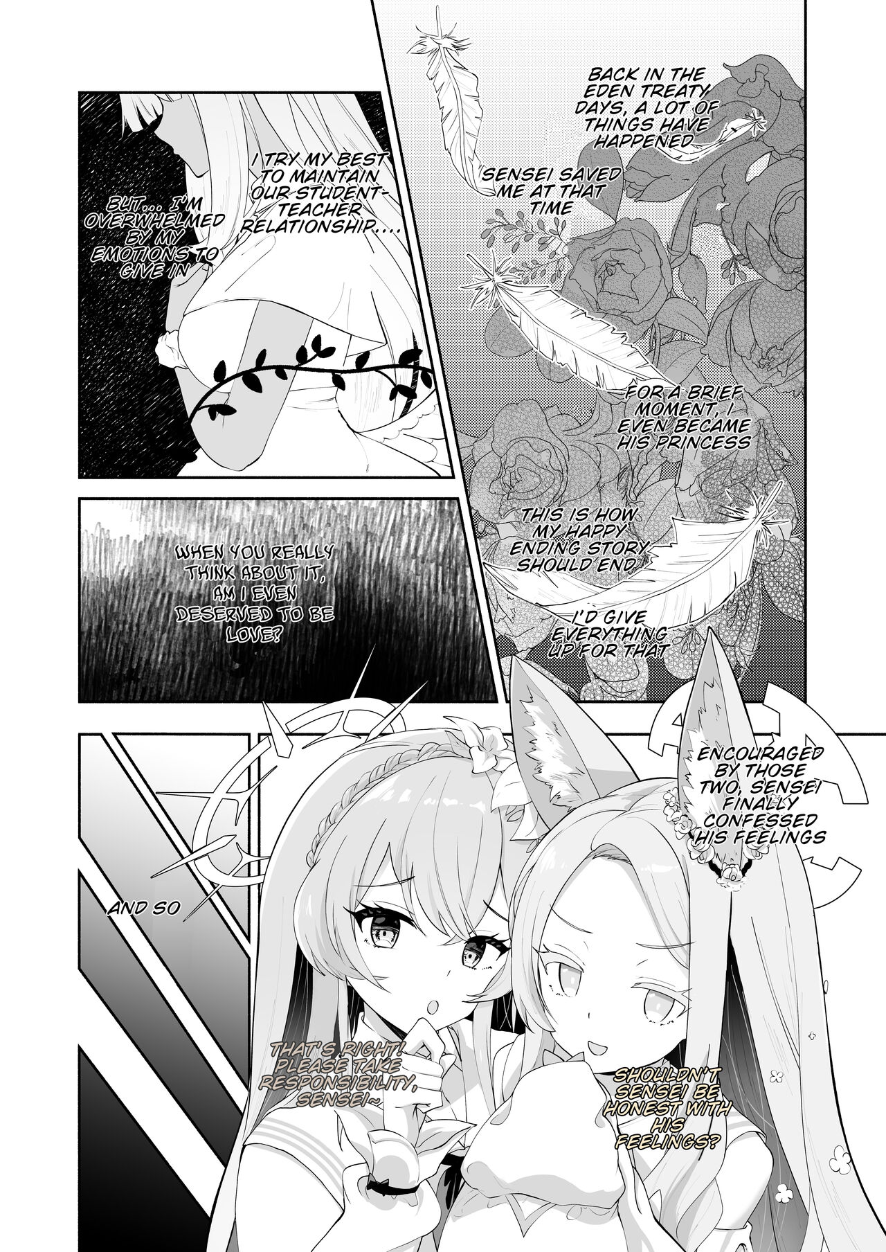 [Hatogoya (Hatoharu)]Hoshi no Izumi wa Amai Yuuwaku | The Sweet Temptation of the Starry Fountain(Blue Archive) [Digital] Page 7