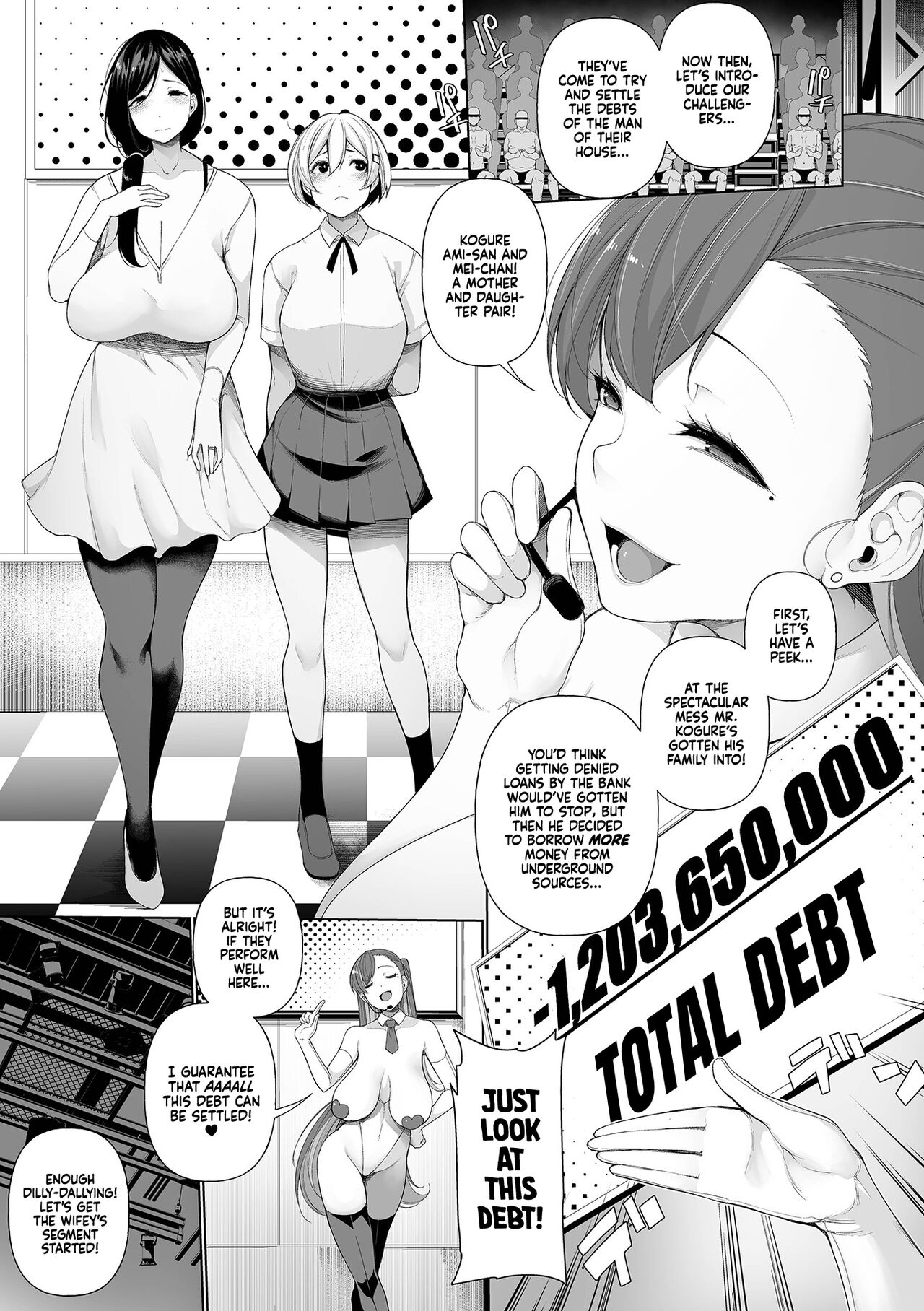 [Sakamata Nerimono]Shakkin Hensai Variety Karada de HaraimaSHOW! 1 | Debt Settlement Variety Gameshow 1(COMIC Mate Legend Vol. 52 2023-08) [English] [Xzosk] [Digital] Page 5