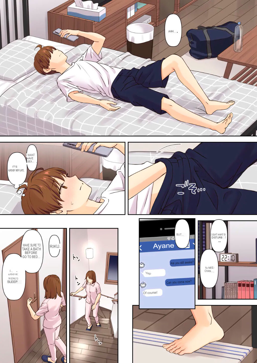 [Oshima Aki]NEET Onee-chan to Boku ~Seitsuu Mae kara Toshiue Itoko to Yari Makutteta Hanashi~[English] Page 59