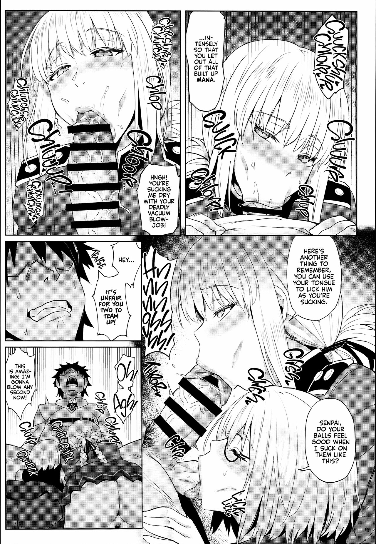 (C94) [COMEX (Zhen Lu)]Kouhai no Amai Ryouhou | My Kouhai's Lovey-Dovey Treatment(Fate/Grand Order) [English] [Kyuume + AJubbz] Page 10