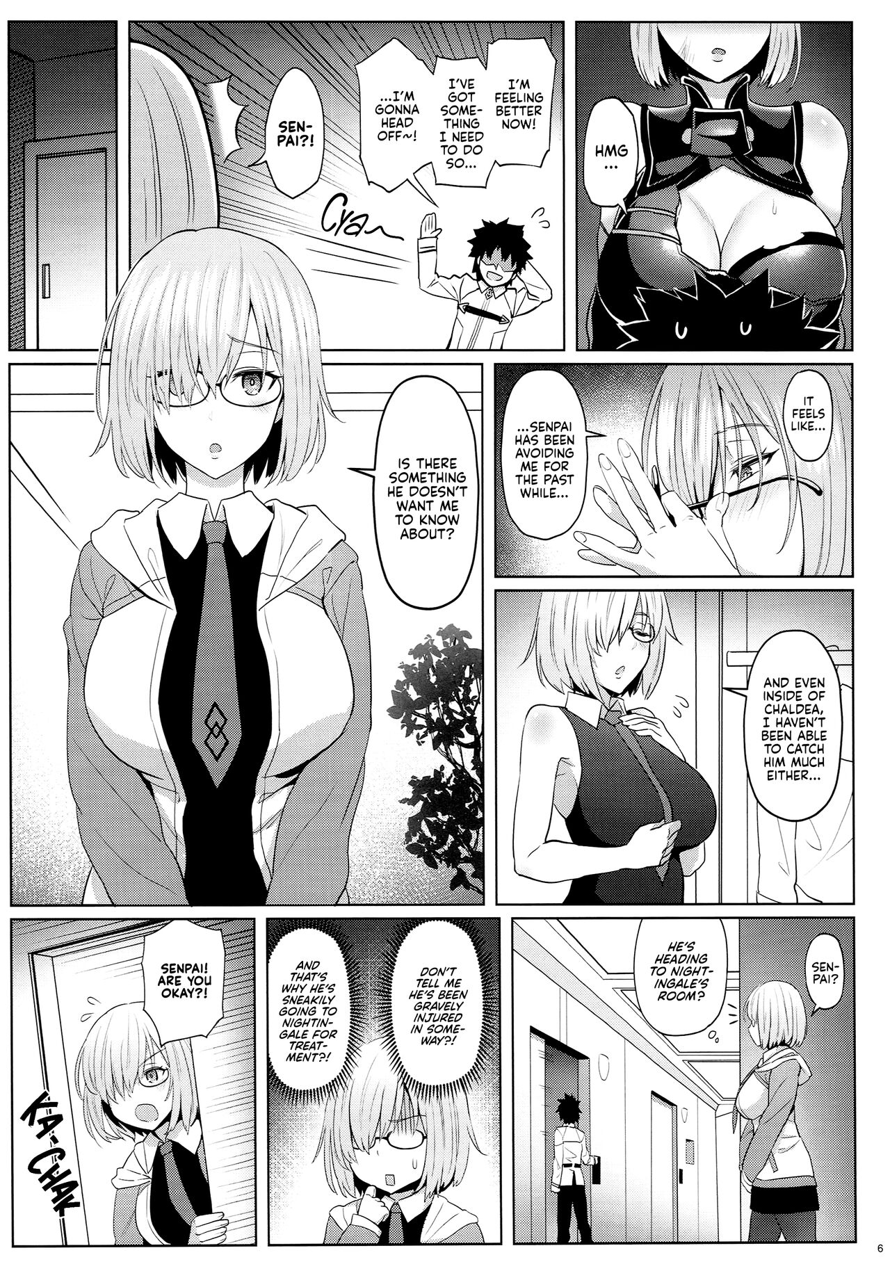 (C94) [COMEX (Zhen Lu)]Kouhai no Amai Ryouhou | My Kouhai's Lovey-Dovey Treatment(Fate/Grand Order) [English] [Kyuume + AJubbz] Page 4