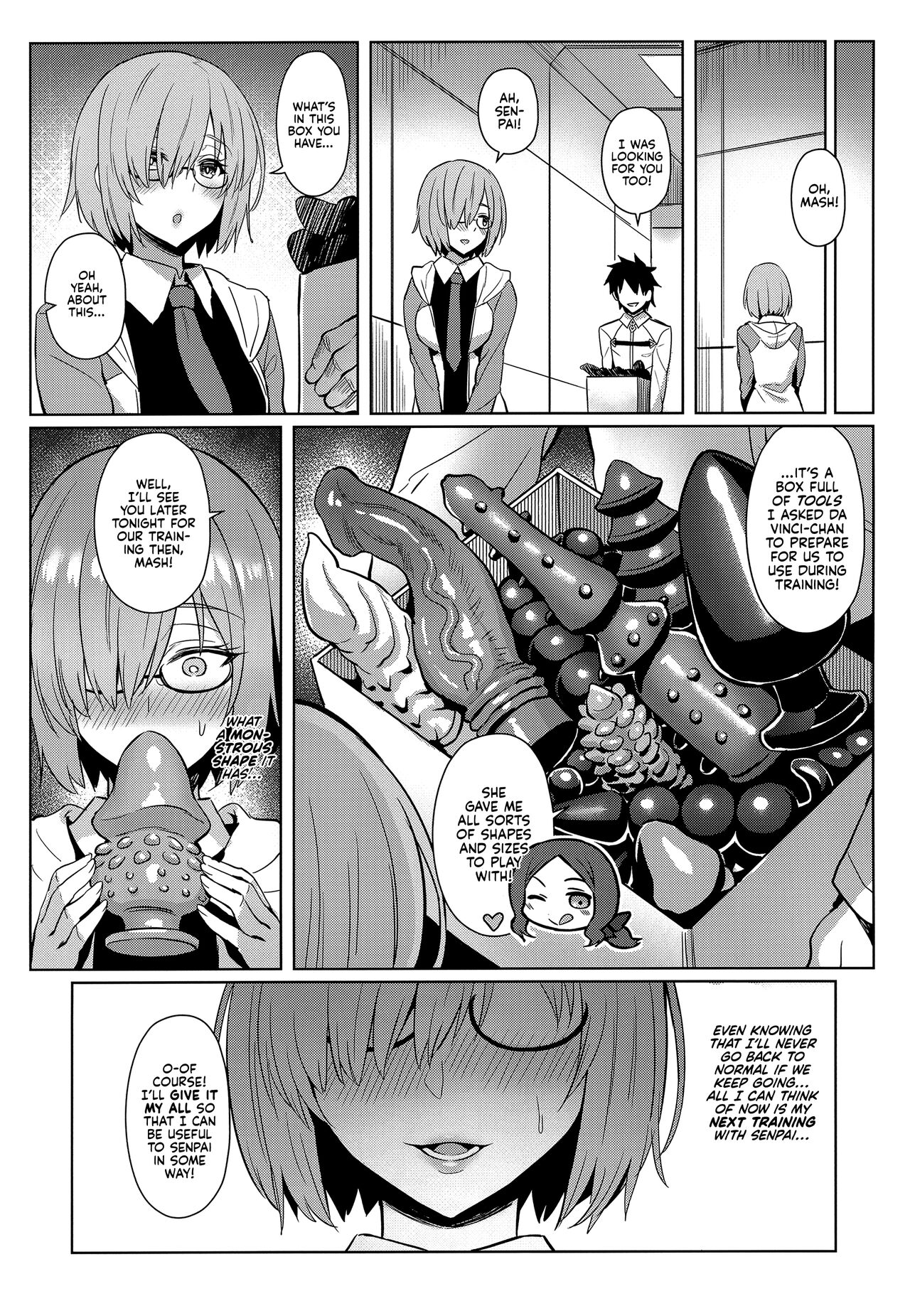 (C95) [COMEX (Zhen Lu)]Mash no Himitsu Tokkun | Mash's Secret Training Regimen(Fate Grand Order) [English] [Kyuume + AJubbz] Page 19