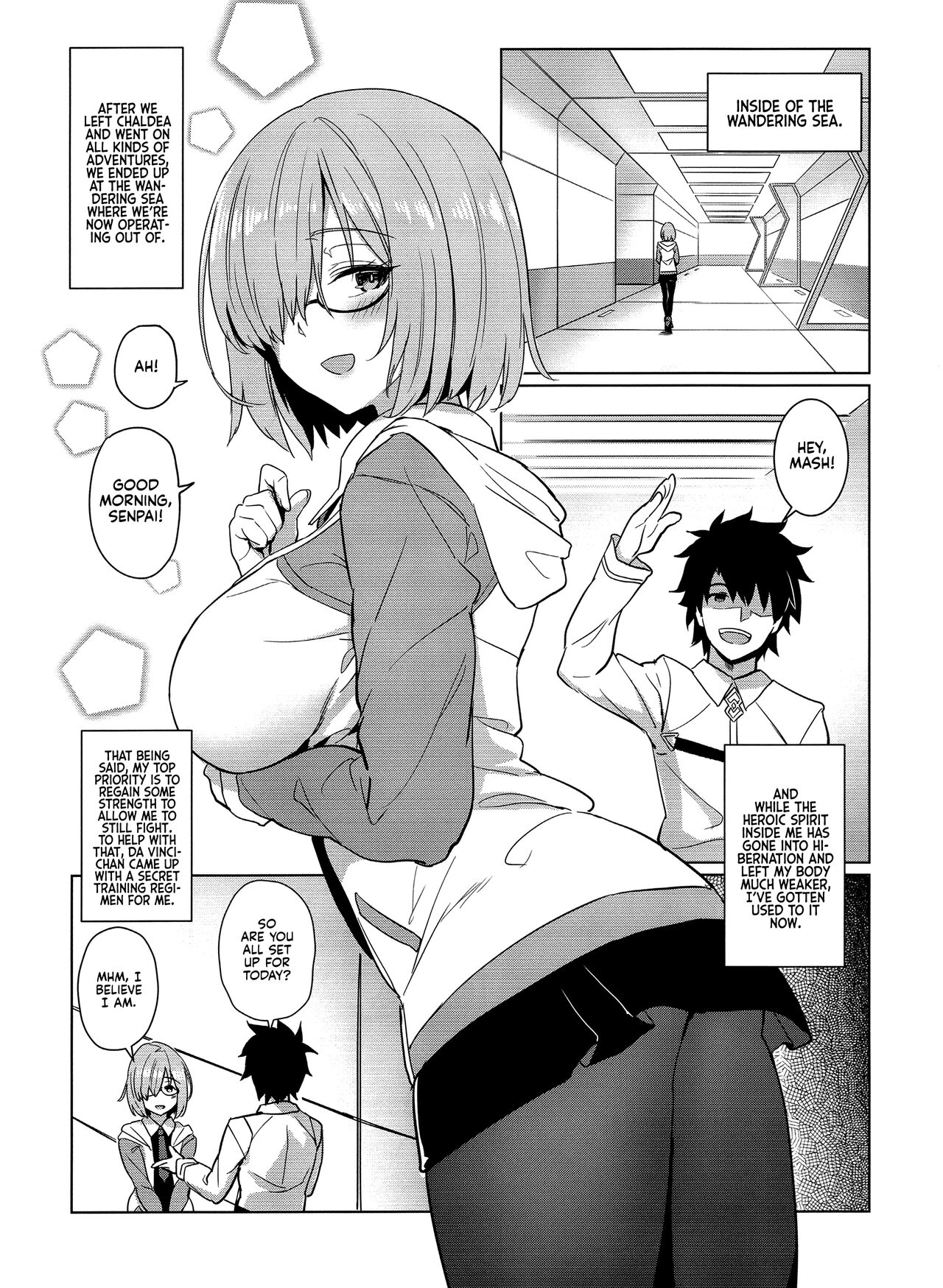 (C95) [COMEX (Zhen Lu)]Mash no Himitsu Tokkun | Mash's Secret Training Regimen(Fate Grand Order) [English] [Kyuume + AJubbz] Page 3