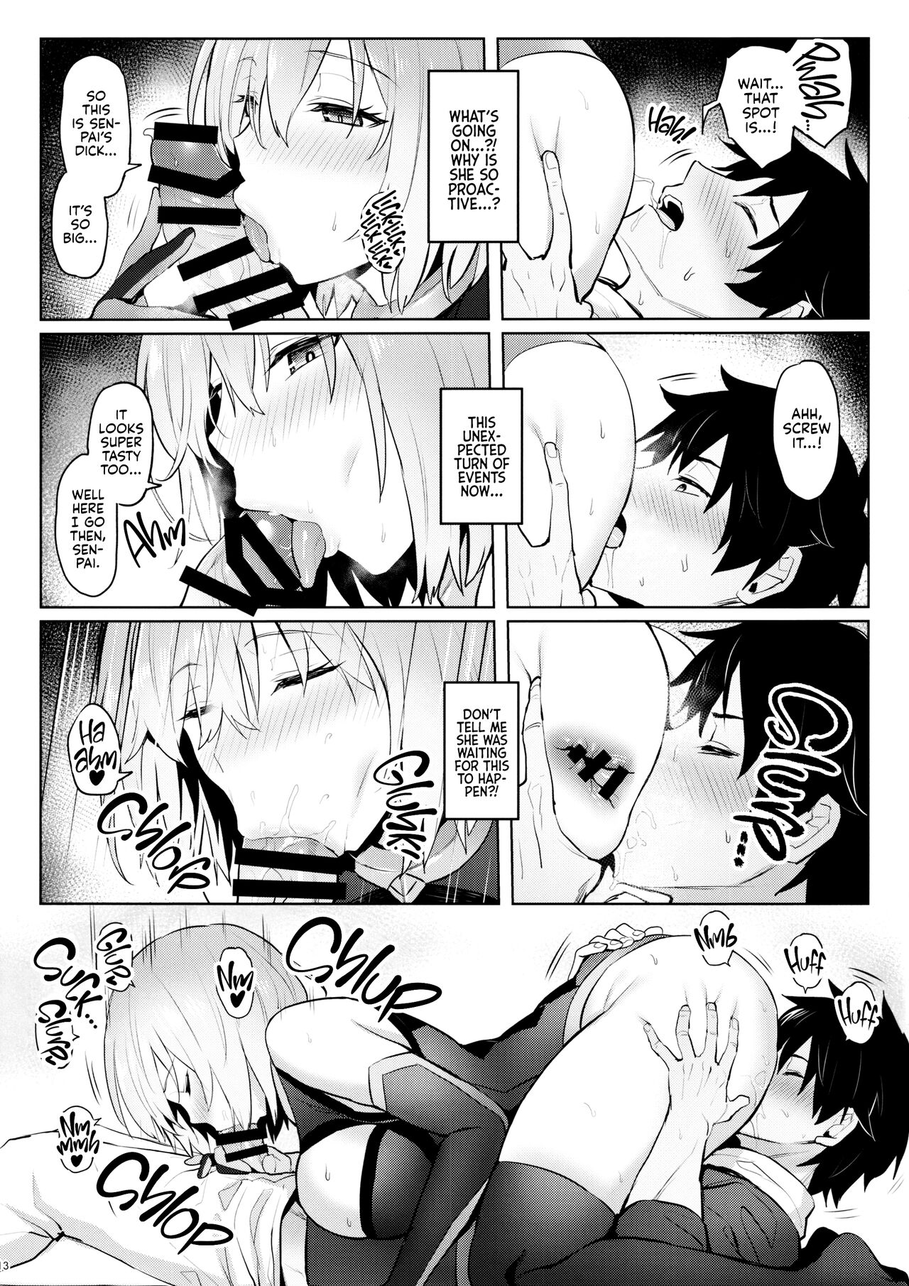 (C97) [COMEX (Zhen Lu)]Mash no Bishiri Inmu | My Wet Dreams of Mash's Bubble Butt(Fate Grand Order) [English] [Kyuume + AJubbz] Page 11