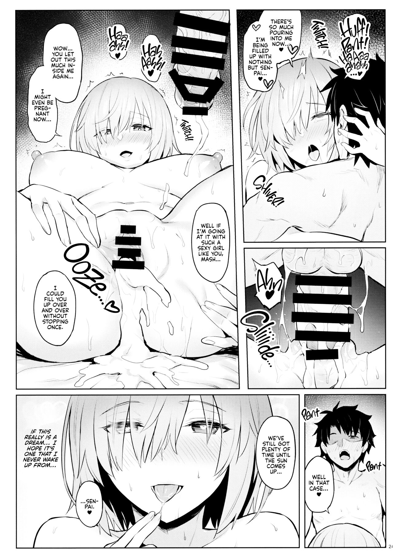 (C97) [COMEX (Zhen Lu)]Mash no Bishiri Inmu | My Wet Dreams of Mash's Bubble Butt(Fate Grand Order) [English] [Kyuume + AJubbz] Page 22