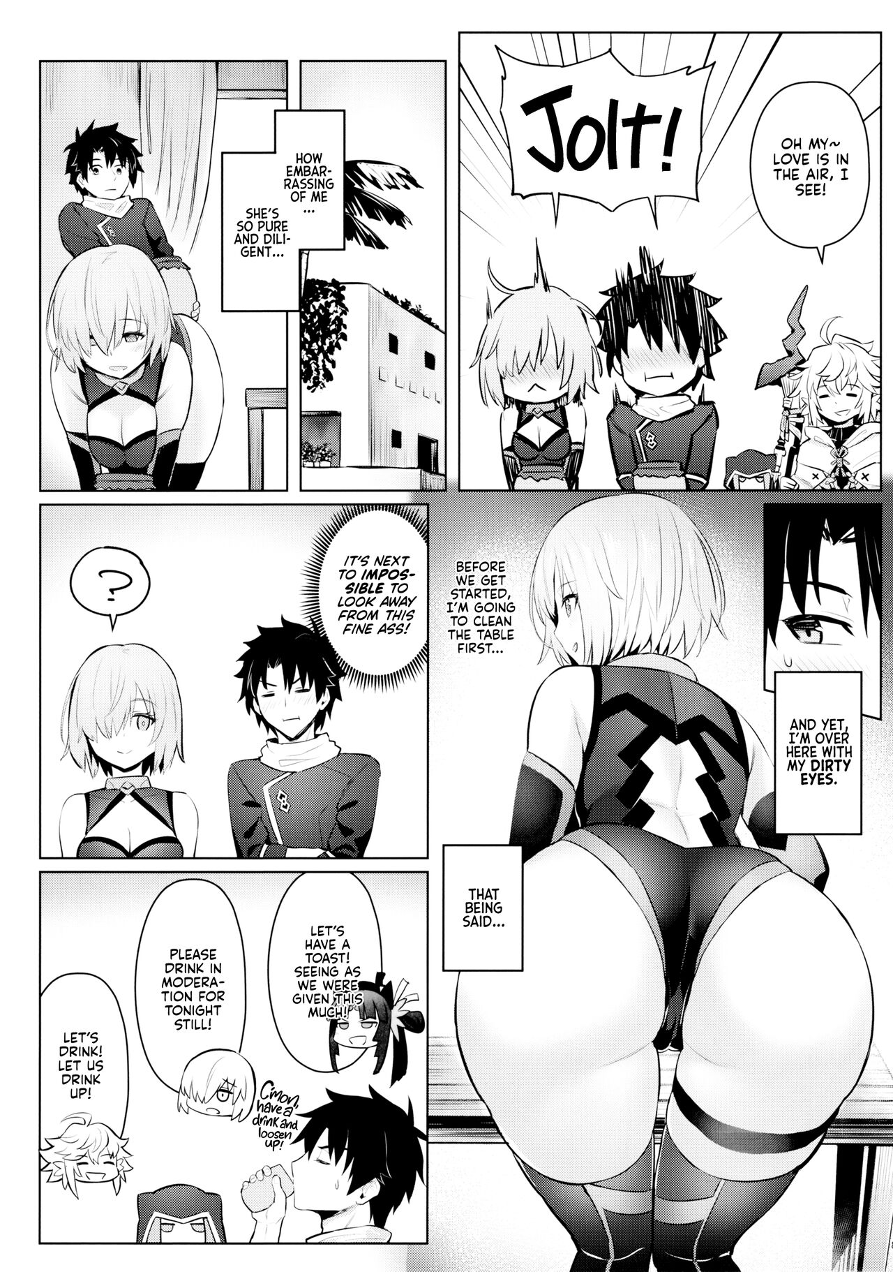 (C97) [COMEX (Zhen Lu)]Mash no Bishiri Inmu | My Wet Dreams of Mash's Bubble Butt(Fate Grand Order) [English] [Kyuume + AJubbz] Page 6