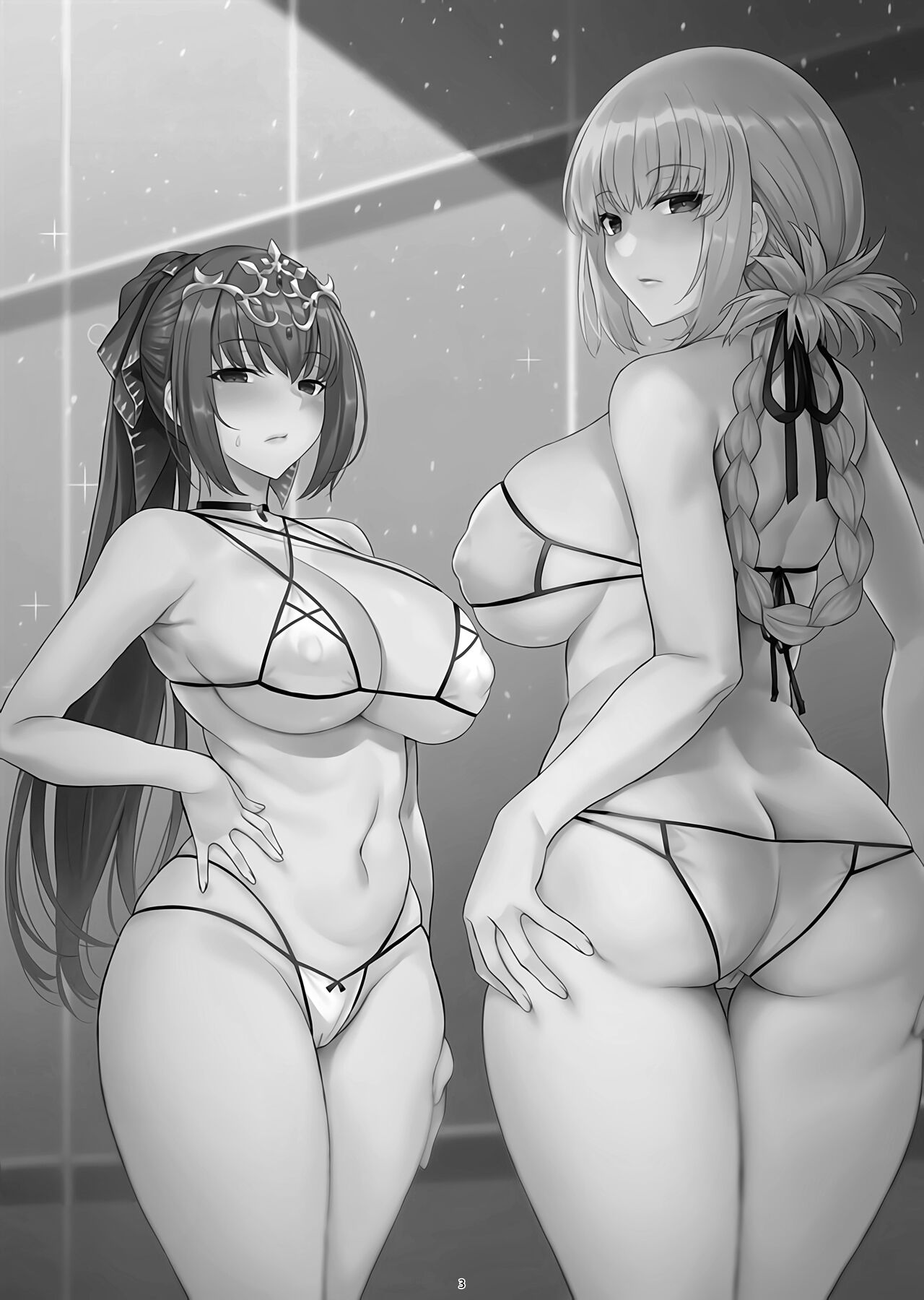 (C101) [COMEX (Zhen Lu)]Kyou no Chaldea mo Ecchi na Funiki ga Afureru | Love is in the Air at Chaldea Once Again!(Fate/Grand Order) [English] [Kyuume + AJubbz] Page 2