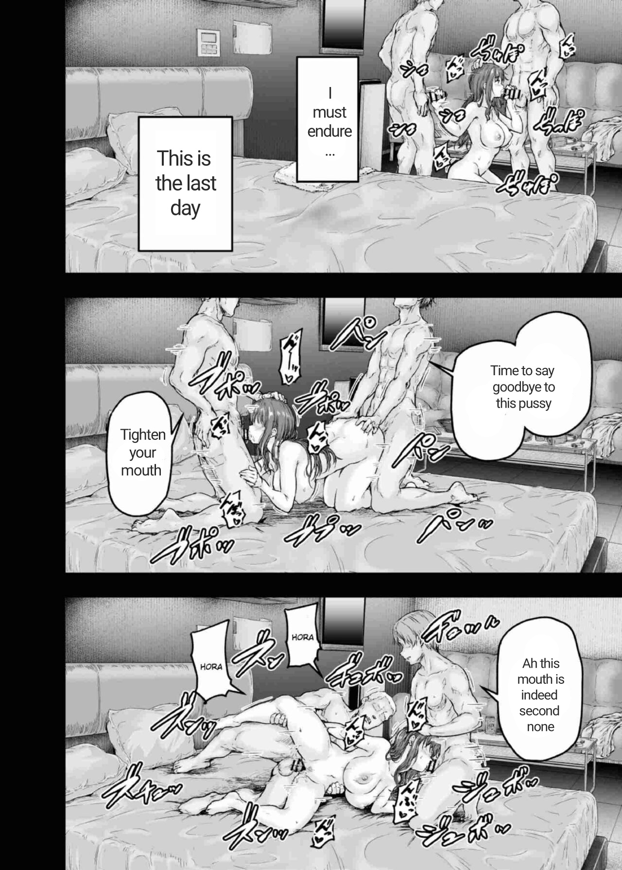 [Sazareito (Ohnaka Ito)]Watashi... Kaerare Chaimashita. 2 -AroThir OL ga Yarichin Daigakusei-tachi no Chinpo ni Dohamari suru made-[English] [ÔmegaKirin] Page 35
